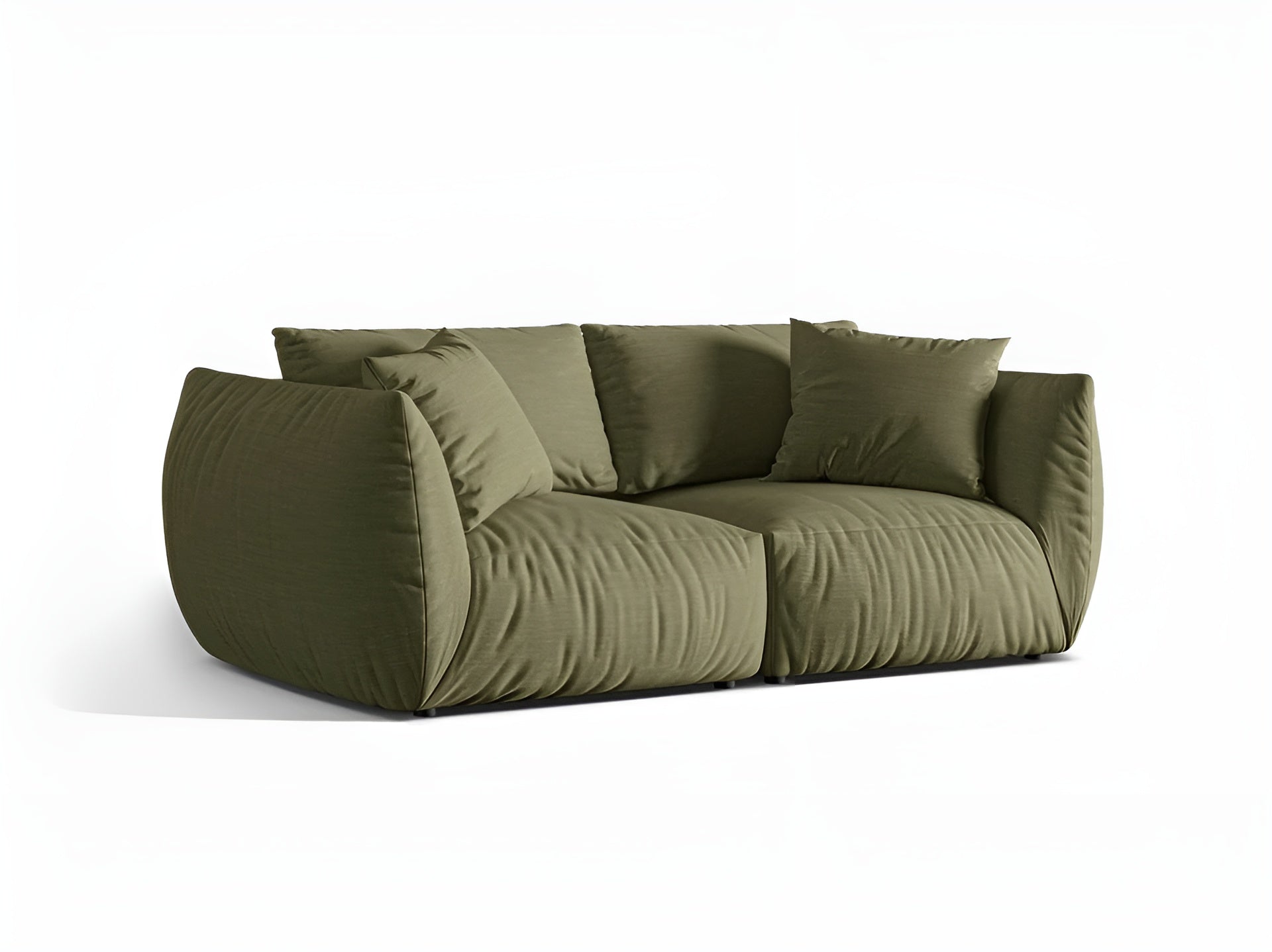 Sofa pro 3 osoby CHRIS jasně zelený šenil
