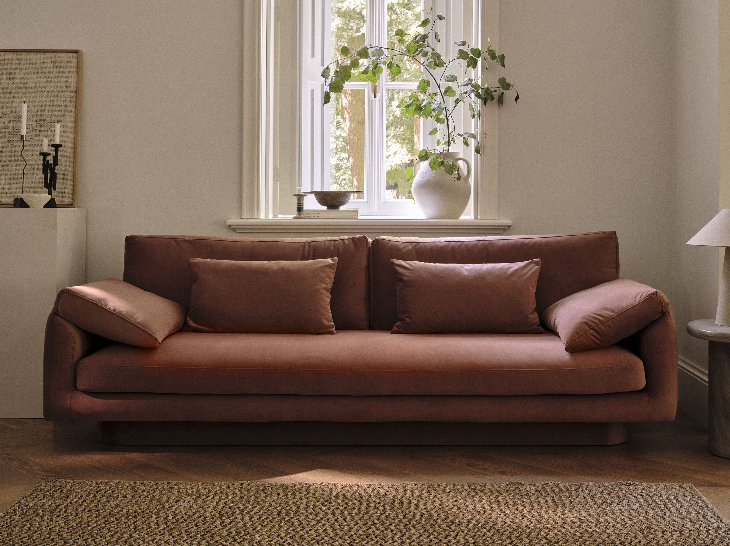 4-person sofa Torino ivory