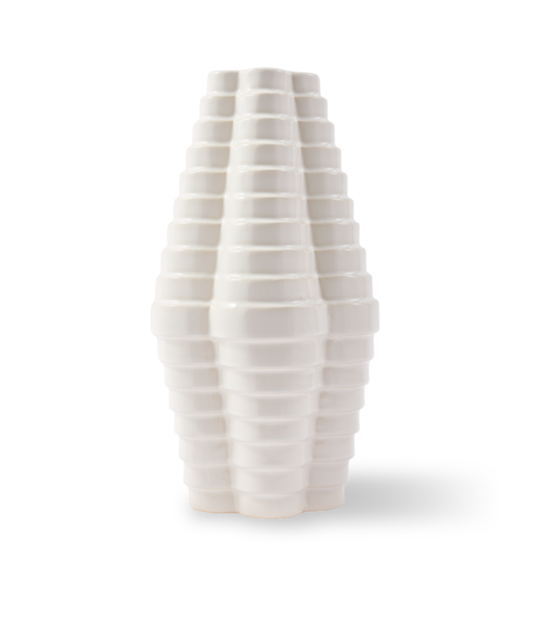 Váza MILLE-FEUILLE bílá