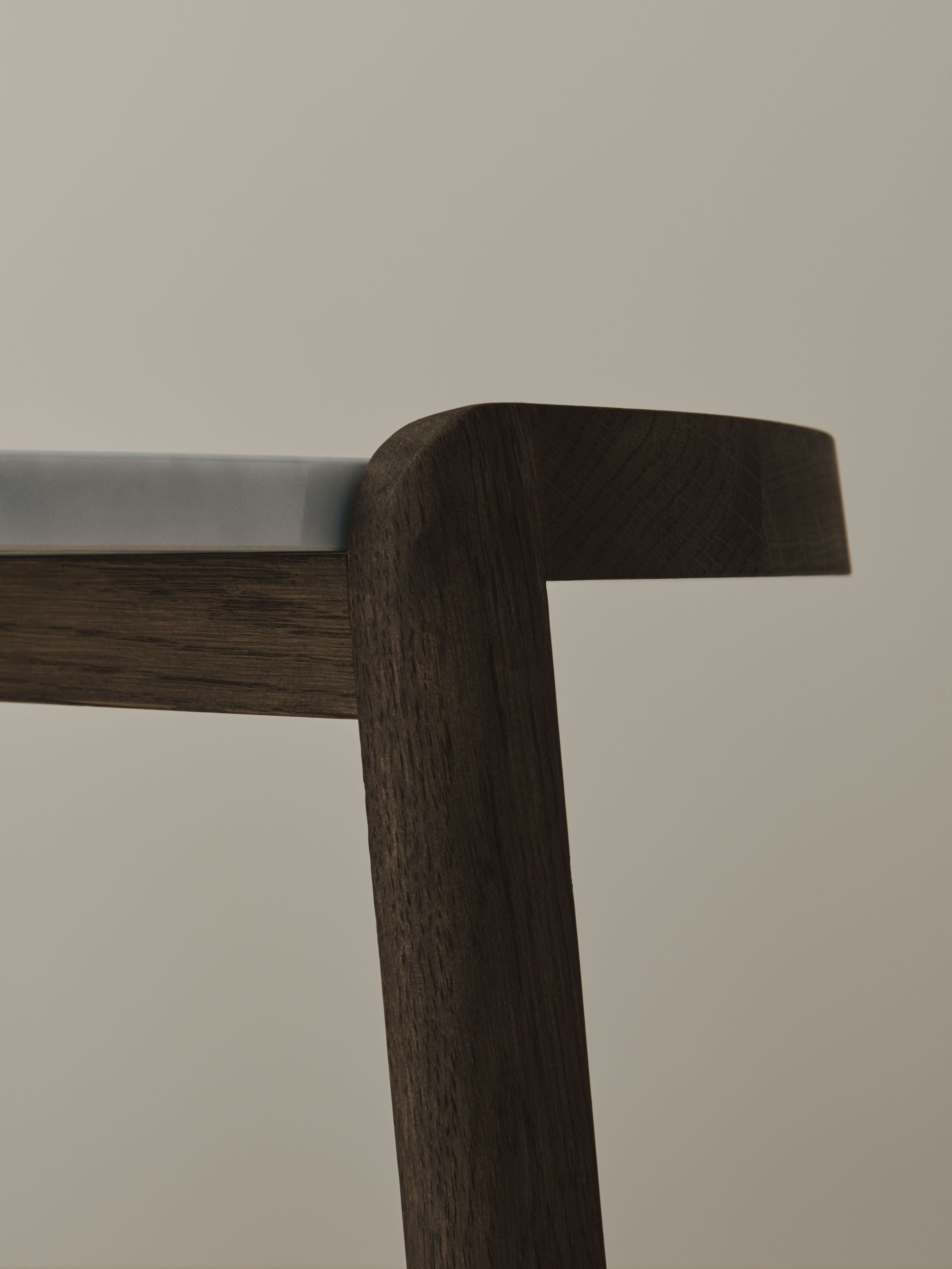 Konferenční stolek MIX mramor s bílým dubovým dřevem