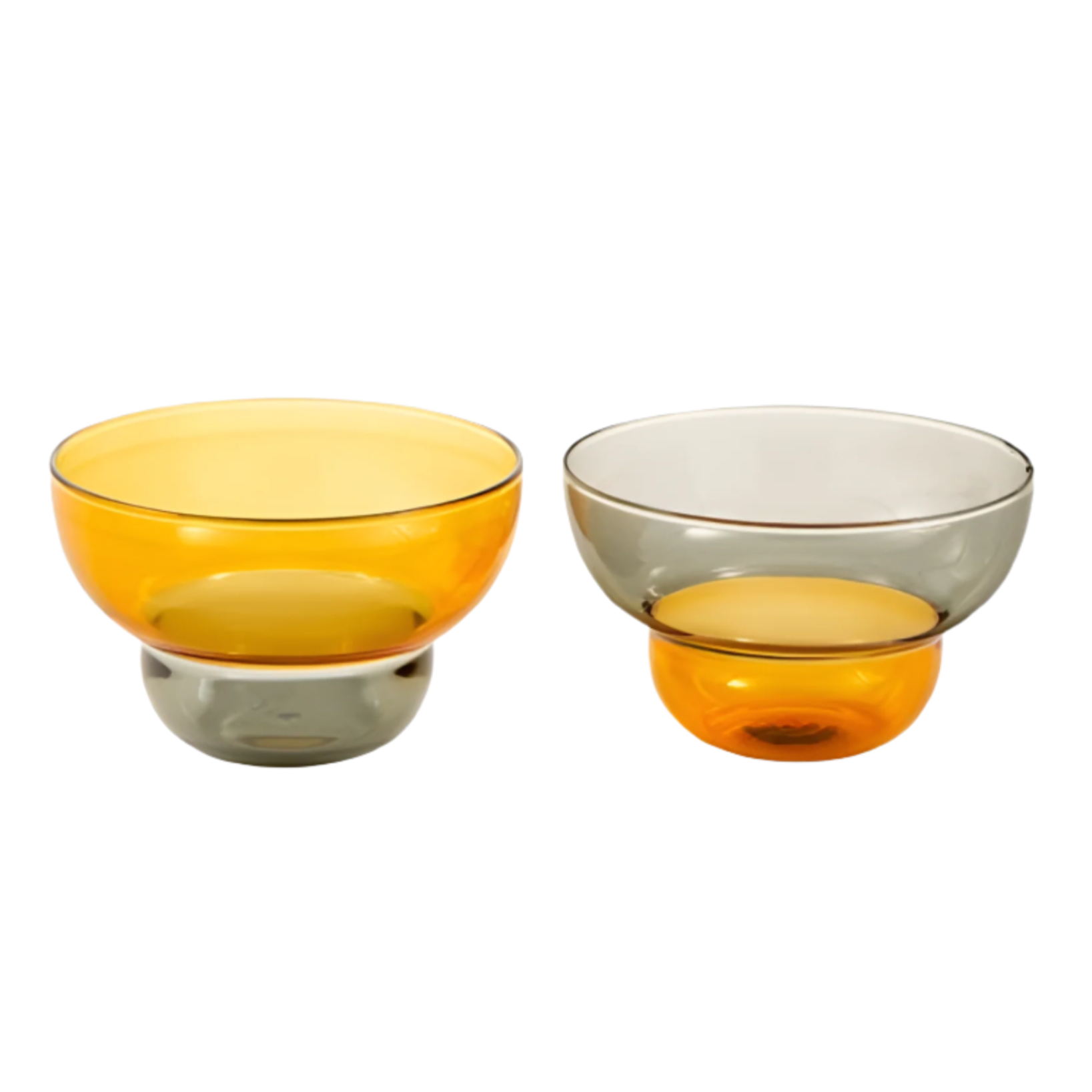 MIZU KIRI Yellow-Gray Cup Set