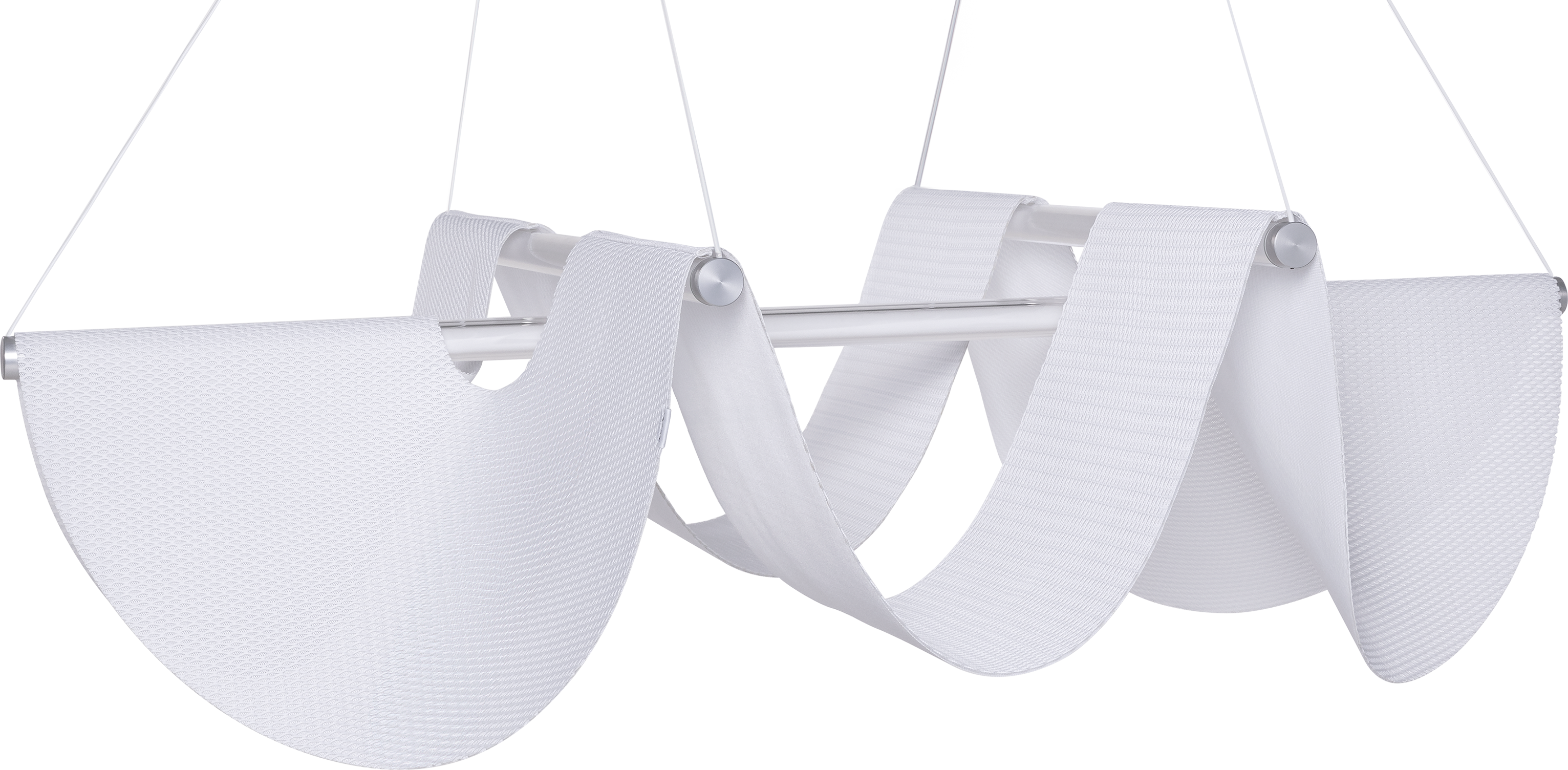 Závěsné svítidlo DRAPE LIGHT s drapovanou tkaninou