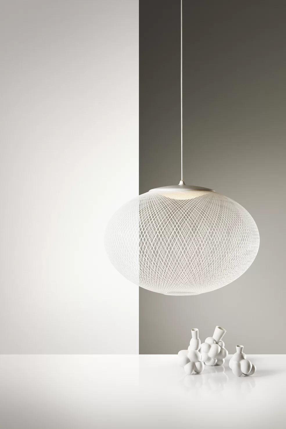 Lampa wisząca NR2 biały z oświetleniem LED