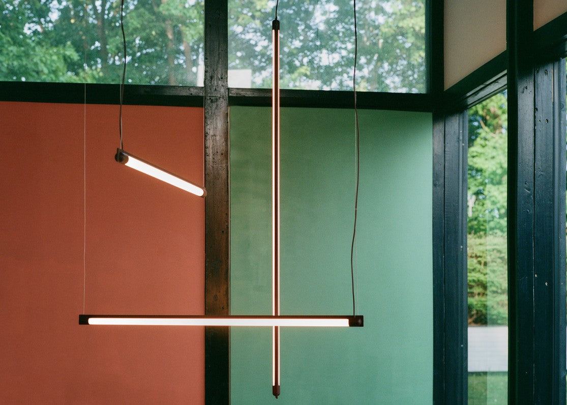 Závěsná lampa FINE bordó