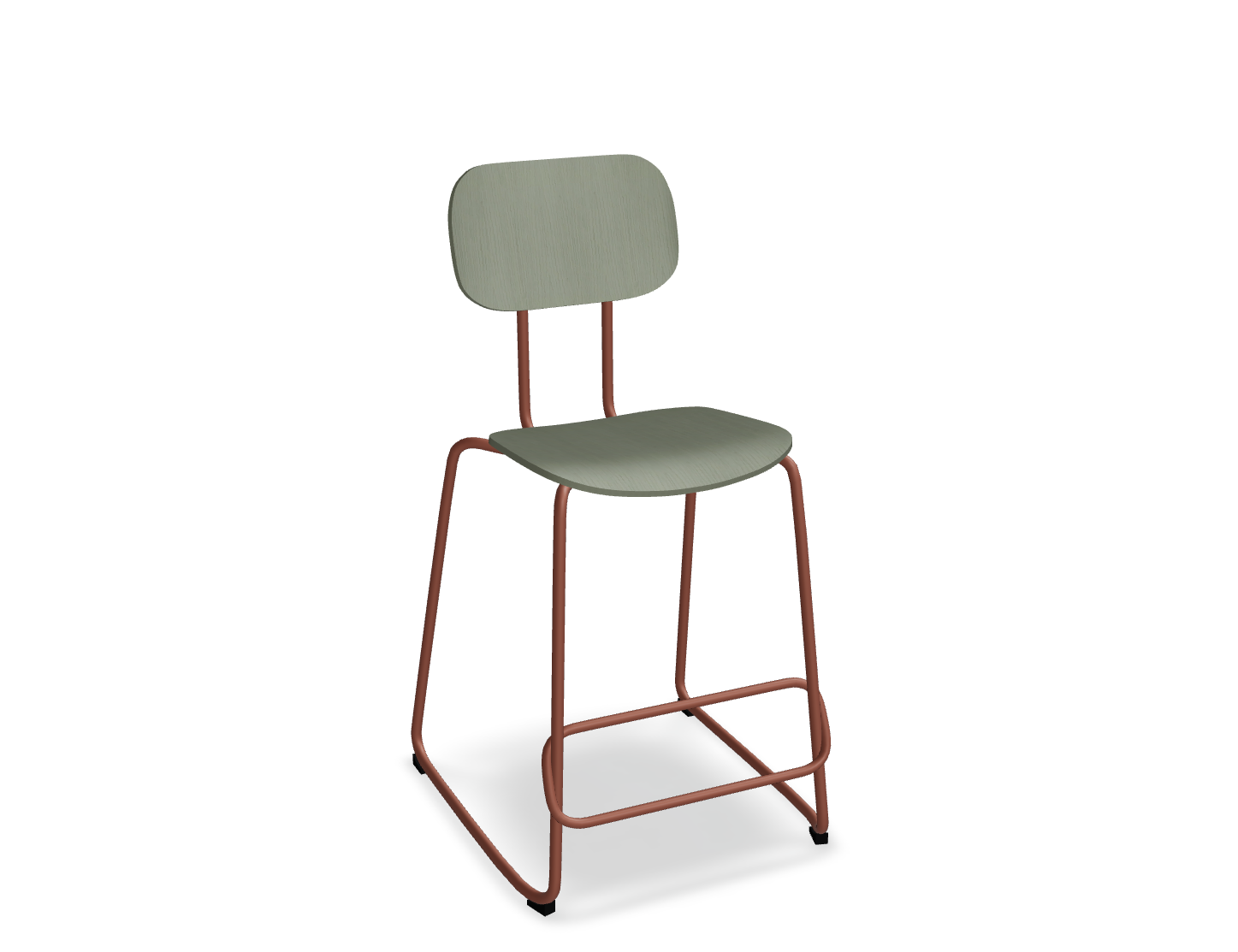 Hoker NEW SCHOOL ceglasta podstawa – styl nowoczesny