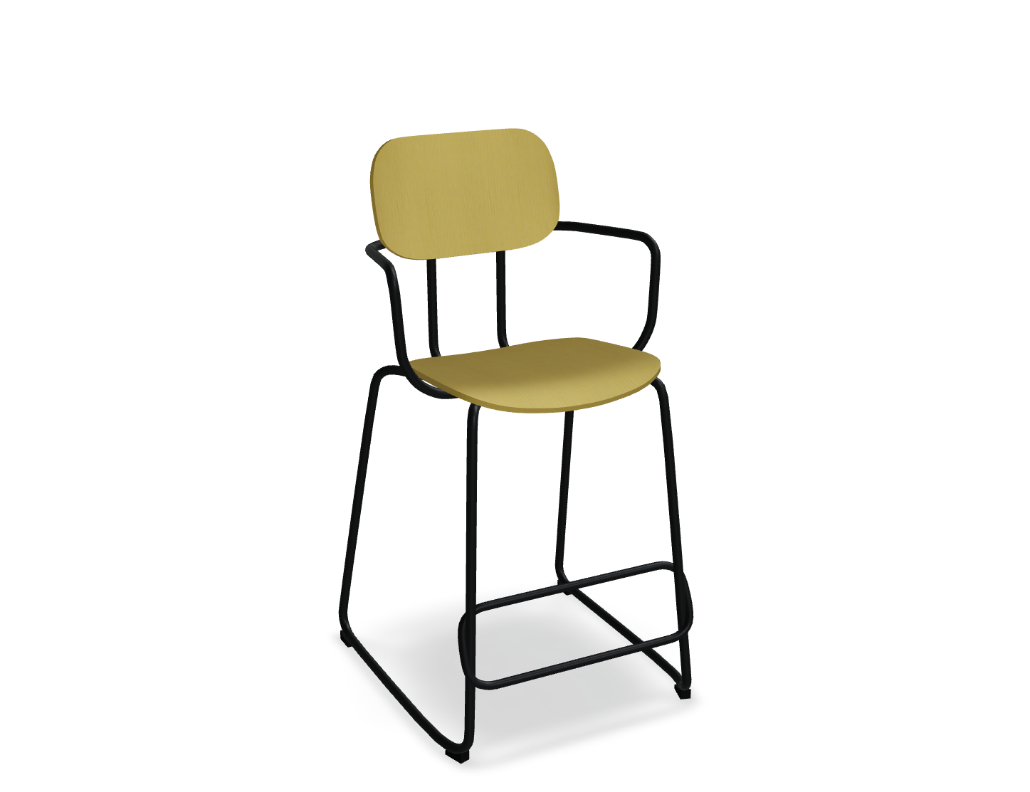Hoker NEW SCHOOL czarna podstawa do kuchni – .mdd