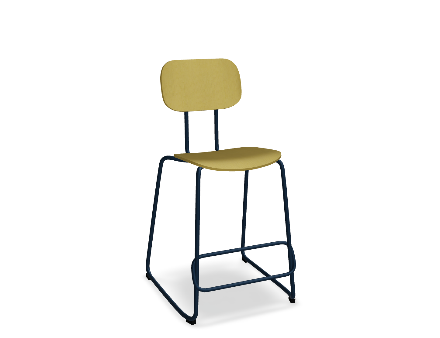 Hoker NEW SCHOOL niebieska podstawa do kuchni – styl nowoczesny