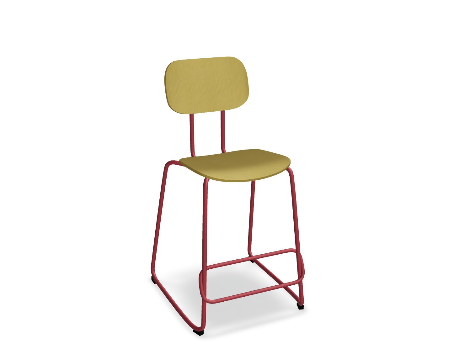 Hoker NEW SCHOOL czerwona podstawa – metal