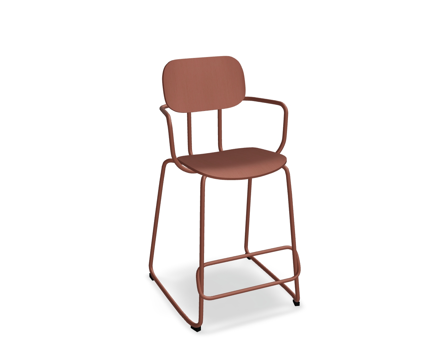Hoker NEW SCHOOL ceglasta podstawa – metal, .mdd