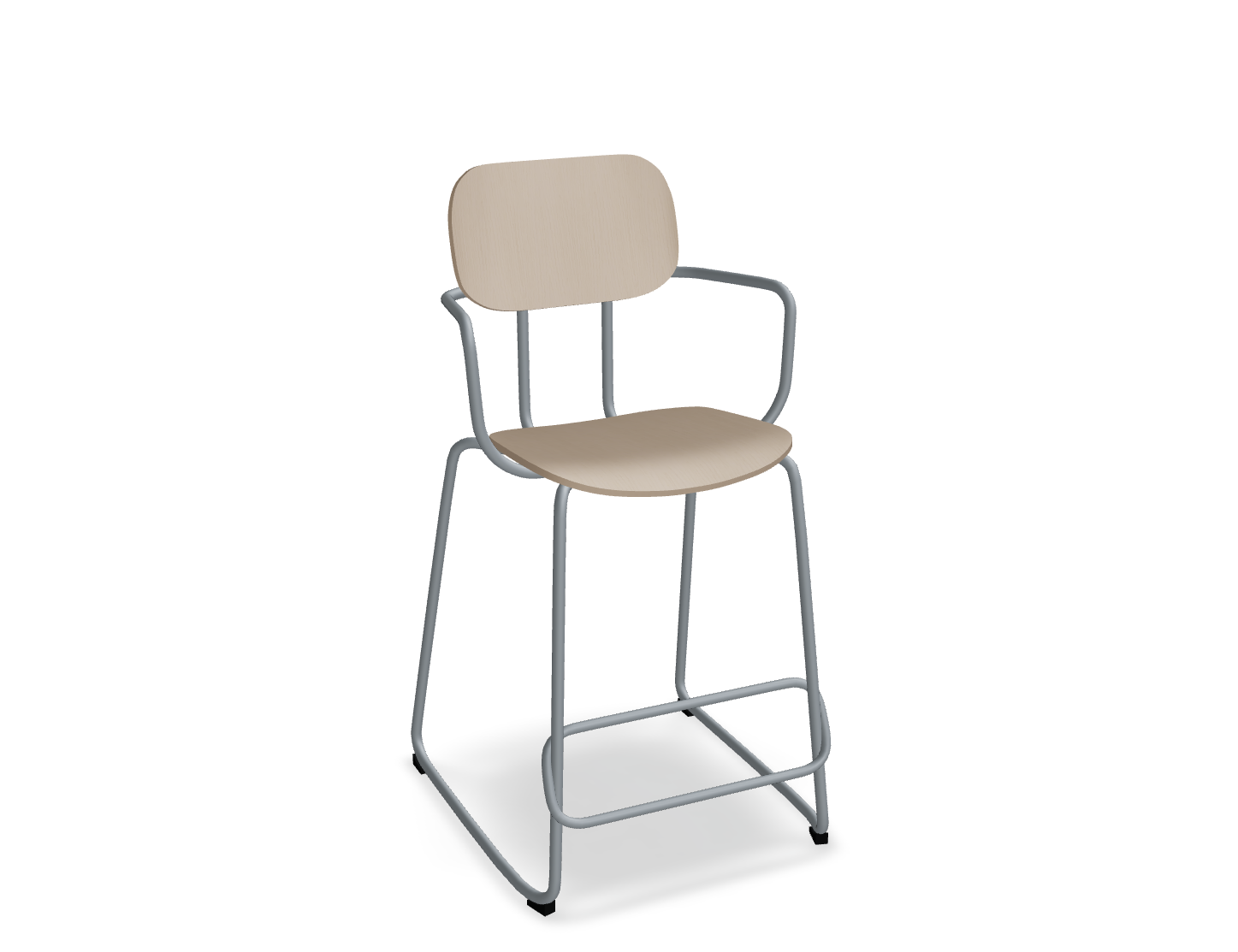 Hoker NEW SCHOOL ciemnoszara podstawa – metal