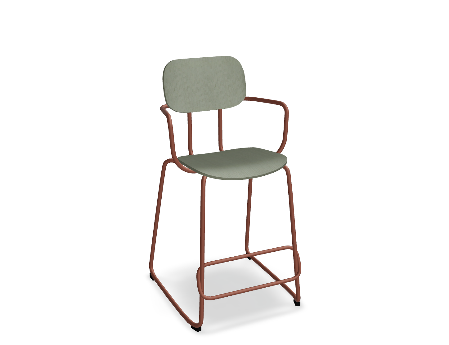 Hoker NEW SCHOOL ceglasta podstawa – metal, .mdd