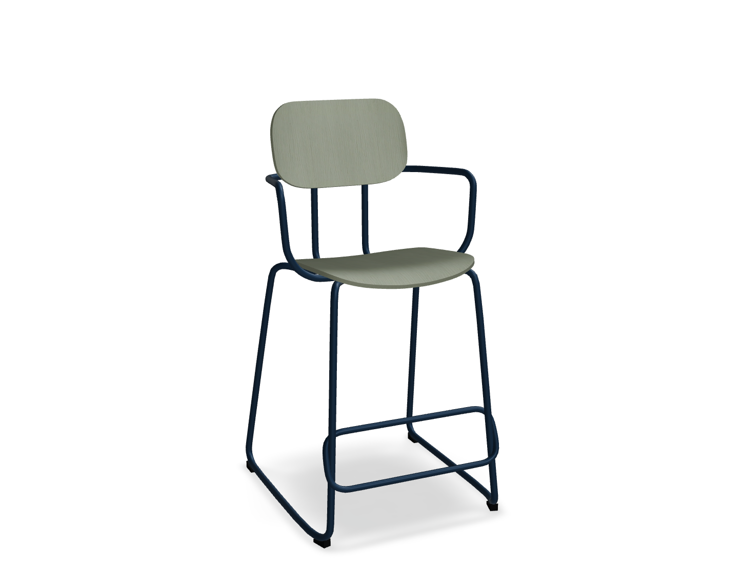 Hoker NEW SCHOOL niebieska podstawa – metal