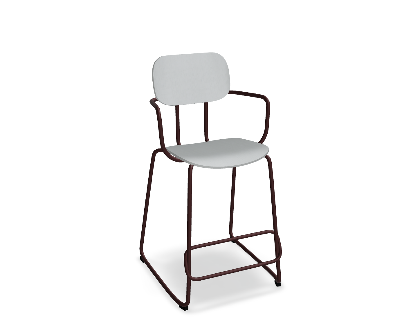 Hoker NEW SCHOOL bordowa podstawa – .mdd