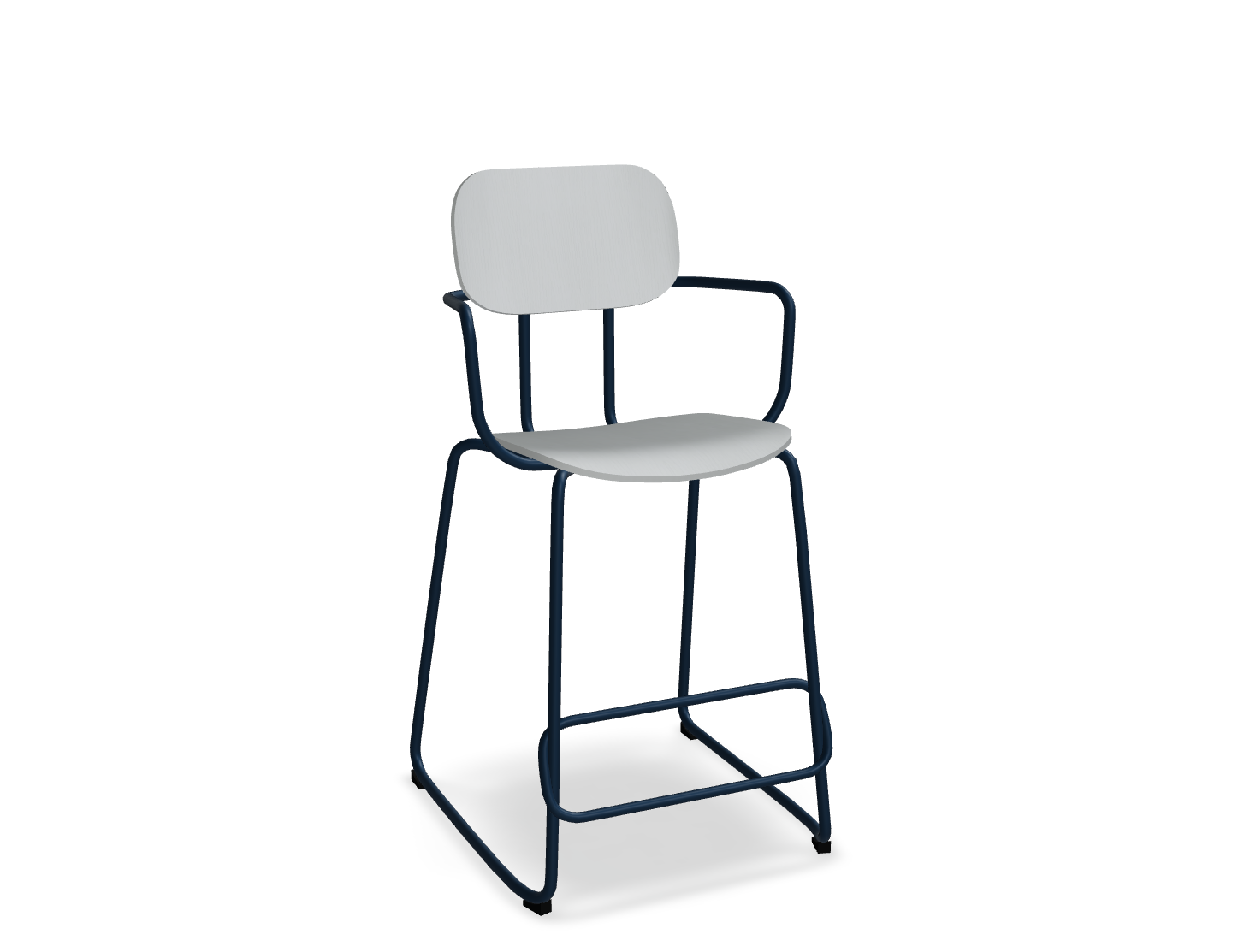 Hoker NEW SCHOOL niebieska podstawa do kuchni – styl nowoczesny