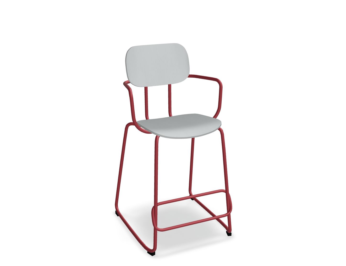 Hoker NEW SCHOOL czerwona podstawa – .mdd
