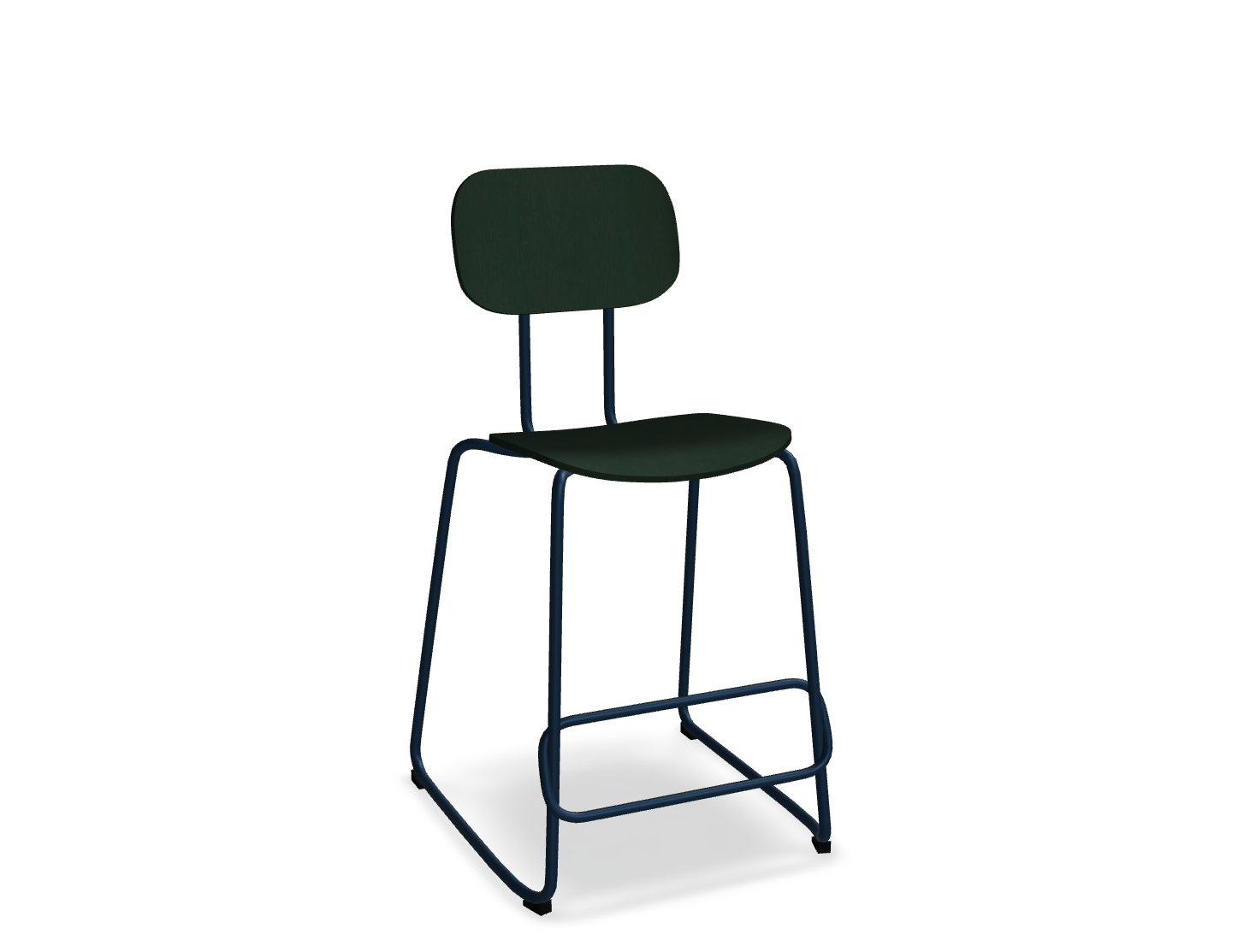 Hoker NEW SCHOOL niebieska podstawa do kuchni – styl nowoczesny