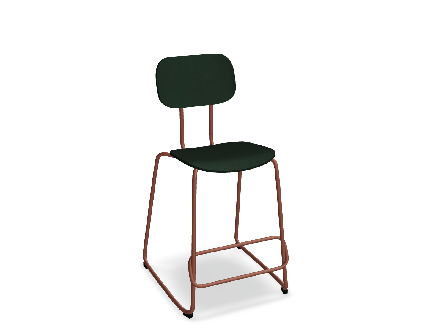 Hoker NEW SCHOOL ceglasta podstawa – metal