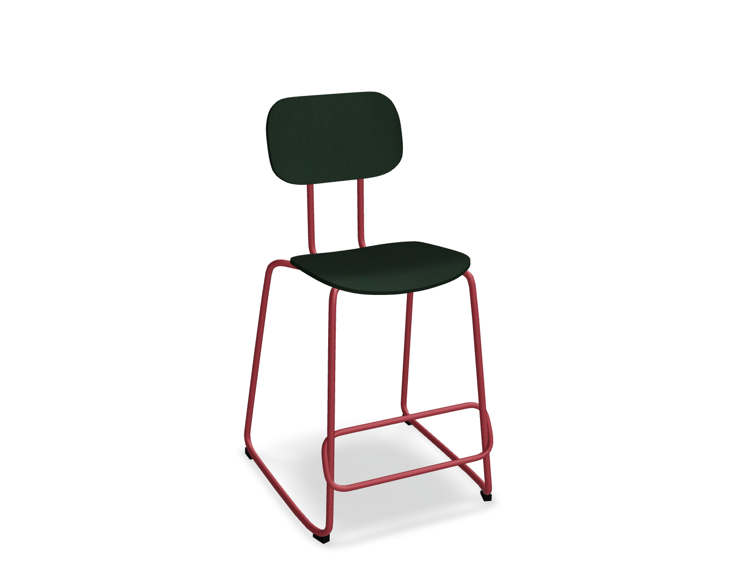 Hoker NEW SCHOOL czerwona podstawa – metal
