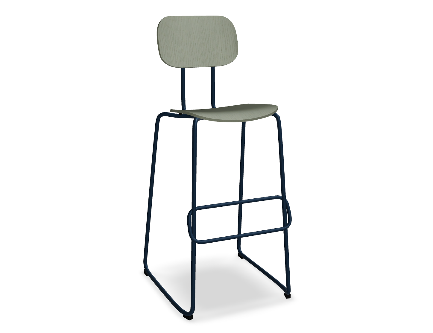 Hoker NEW SCHOOL niebieska podstawa do kuchni – styl nowoczesny