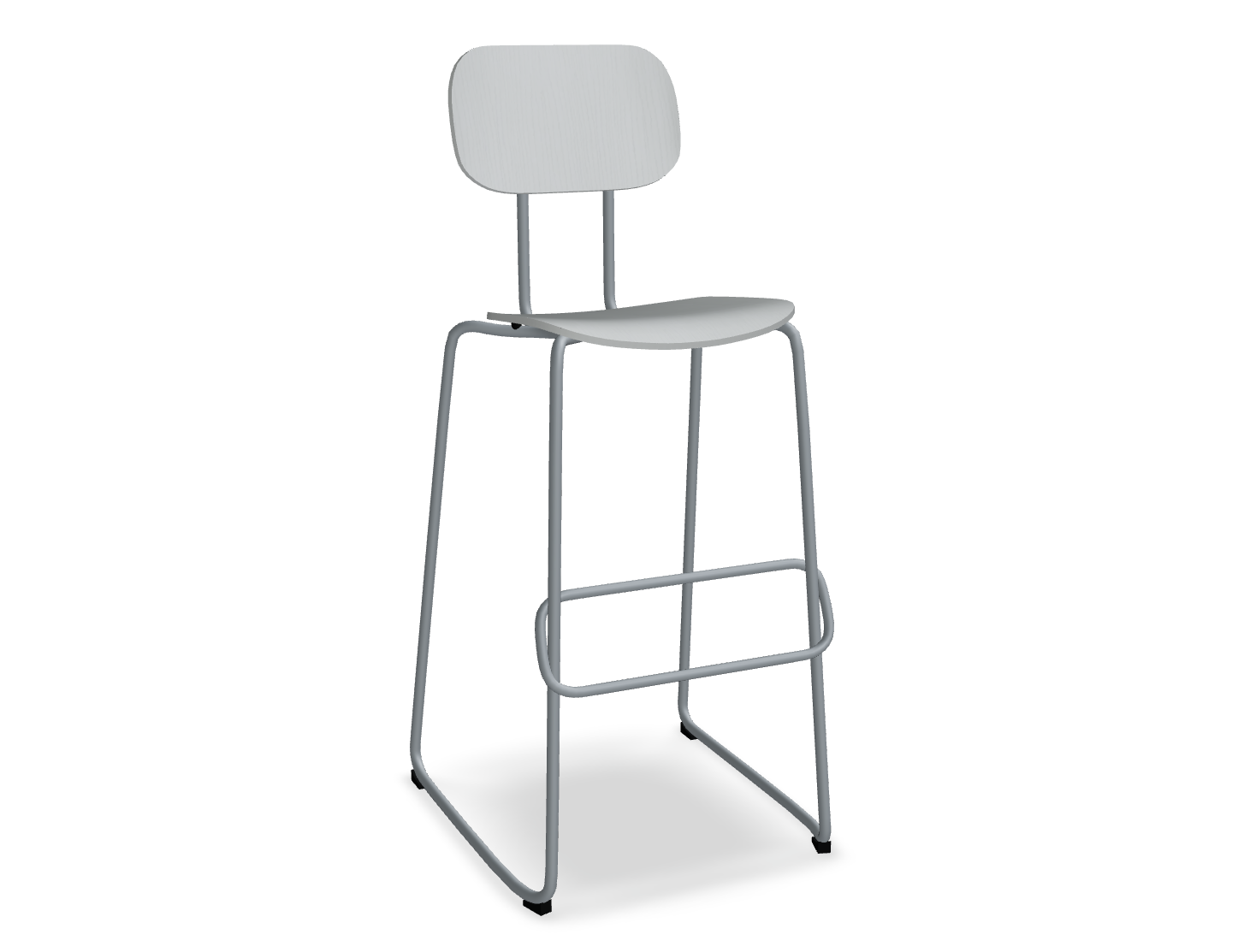 Hoker NEW SCHOOL ciemnoszara podstawa – styl nowoczesny