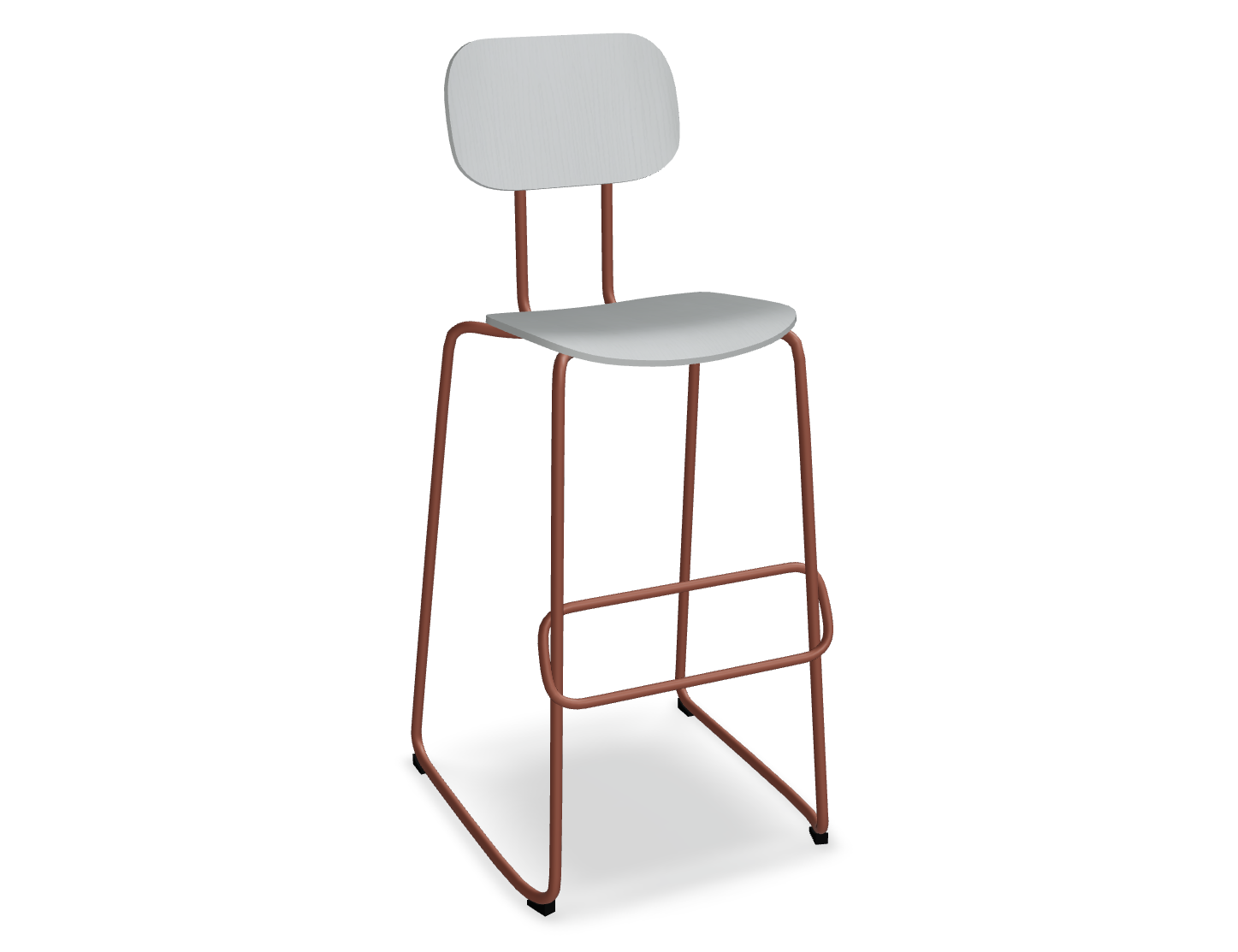 Hoker NEW SCHOOL ceglasta podstawa do kuchni – styl nowoczesny