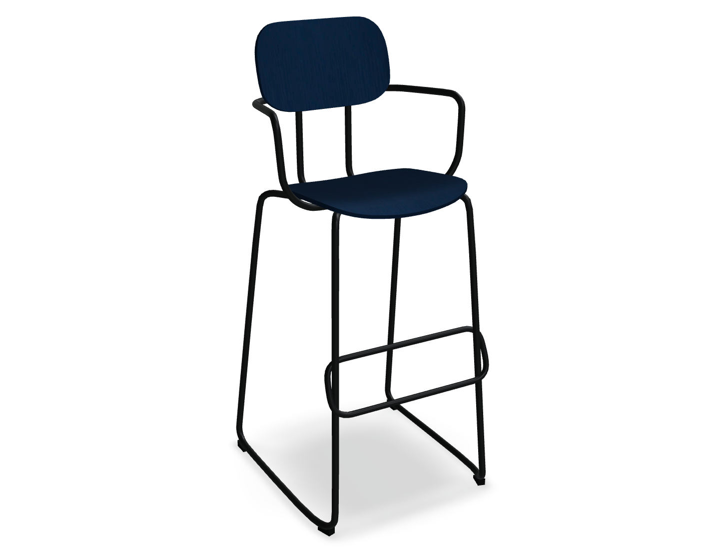 Hoker NEW SCHOOL czarna podstawa do kuchni – .mdd