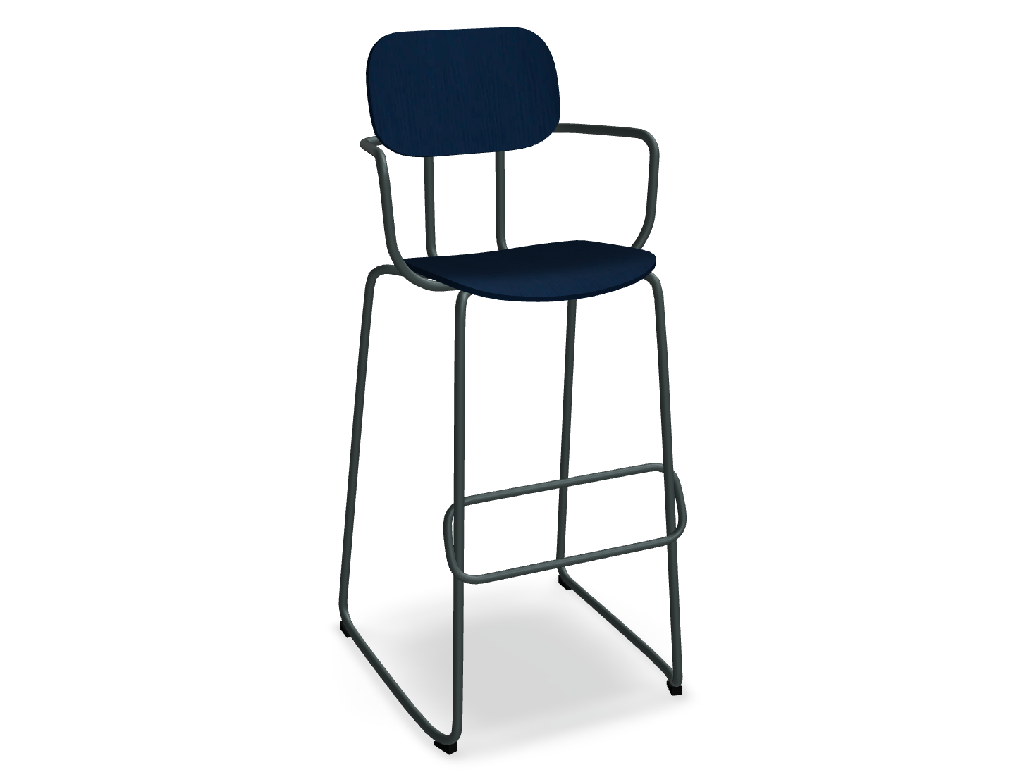 Hoker NEW SCHOOL ciemnozielona podstawa do kuchni – .mdd