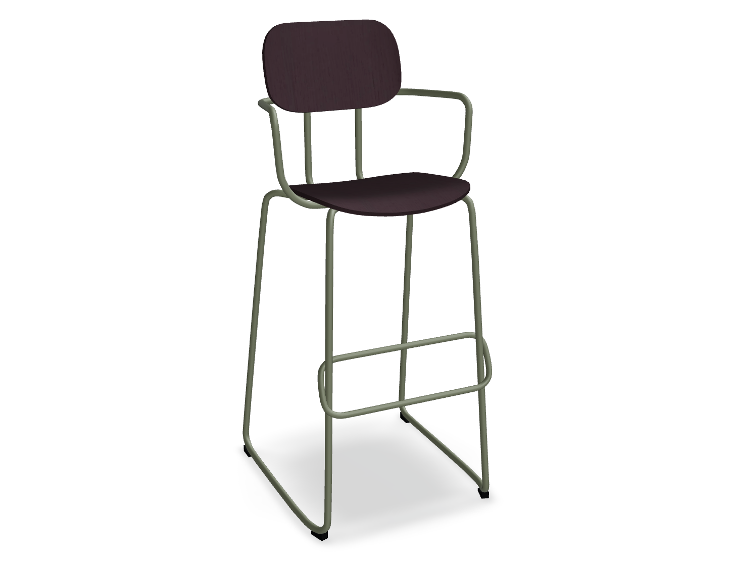 Hoker NEW SCHOOL oliwkowa podstawa – metal