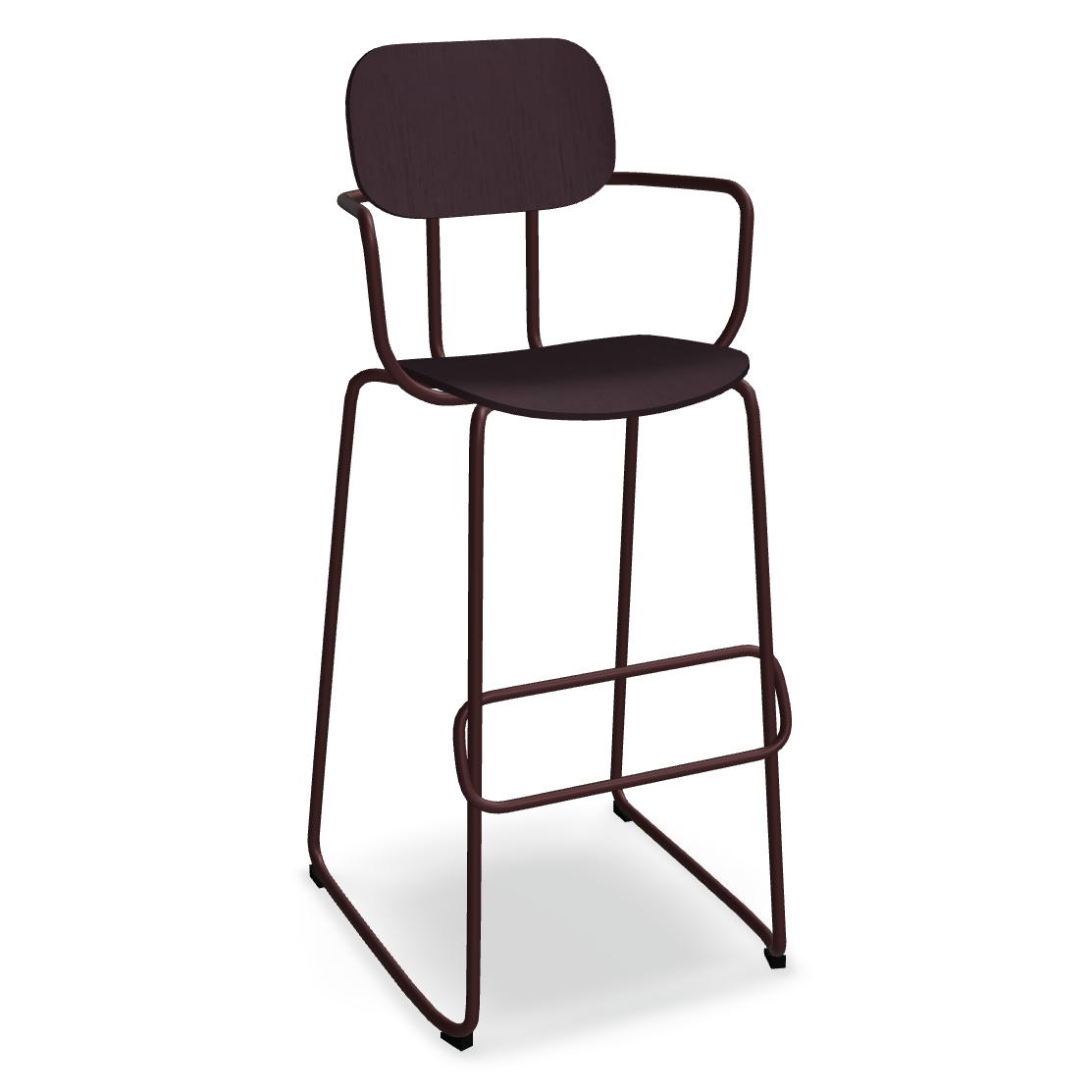 Hoker NEW SCHOOL bordowa podstawa – .mdd