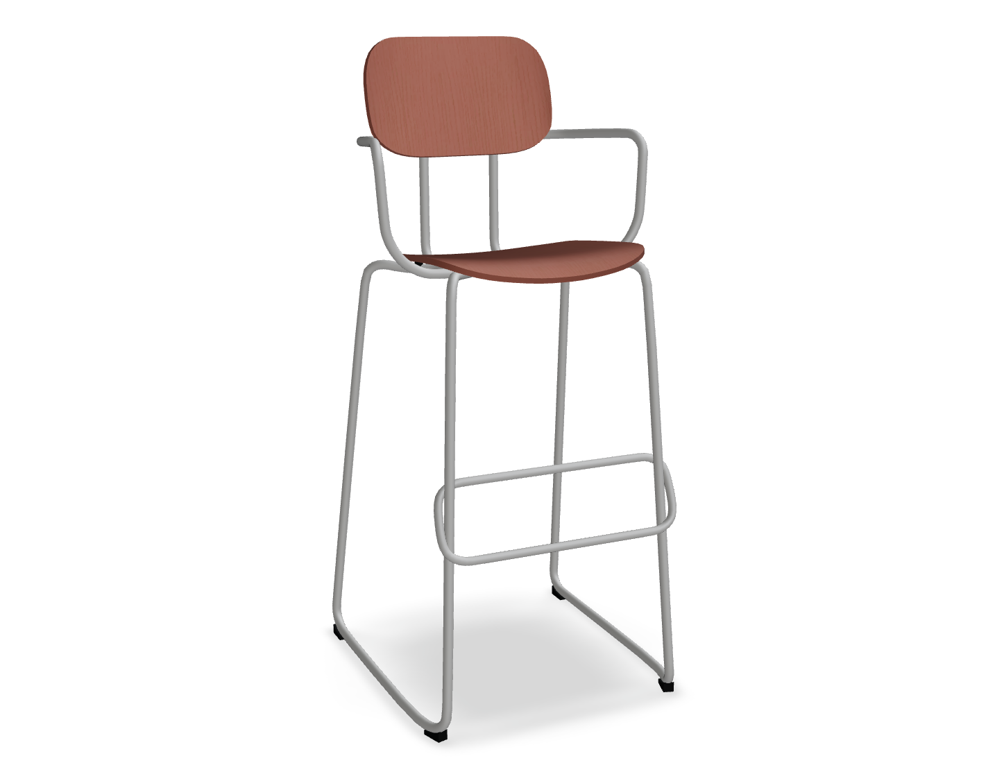 Hoker NEW SCHOOL jasnoszara podstawa do kuchni – styl nowoczesny