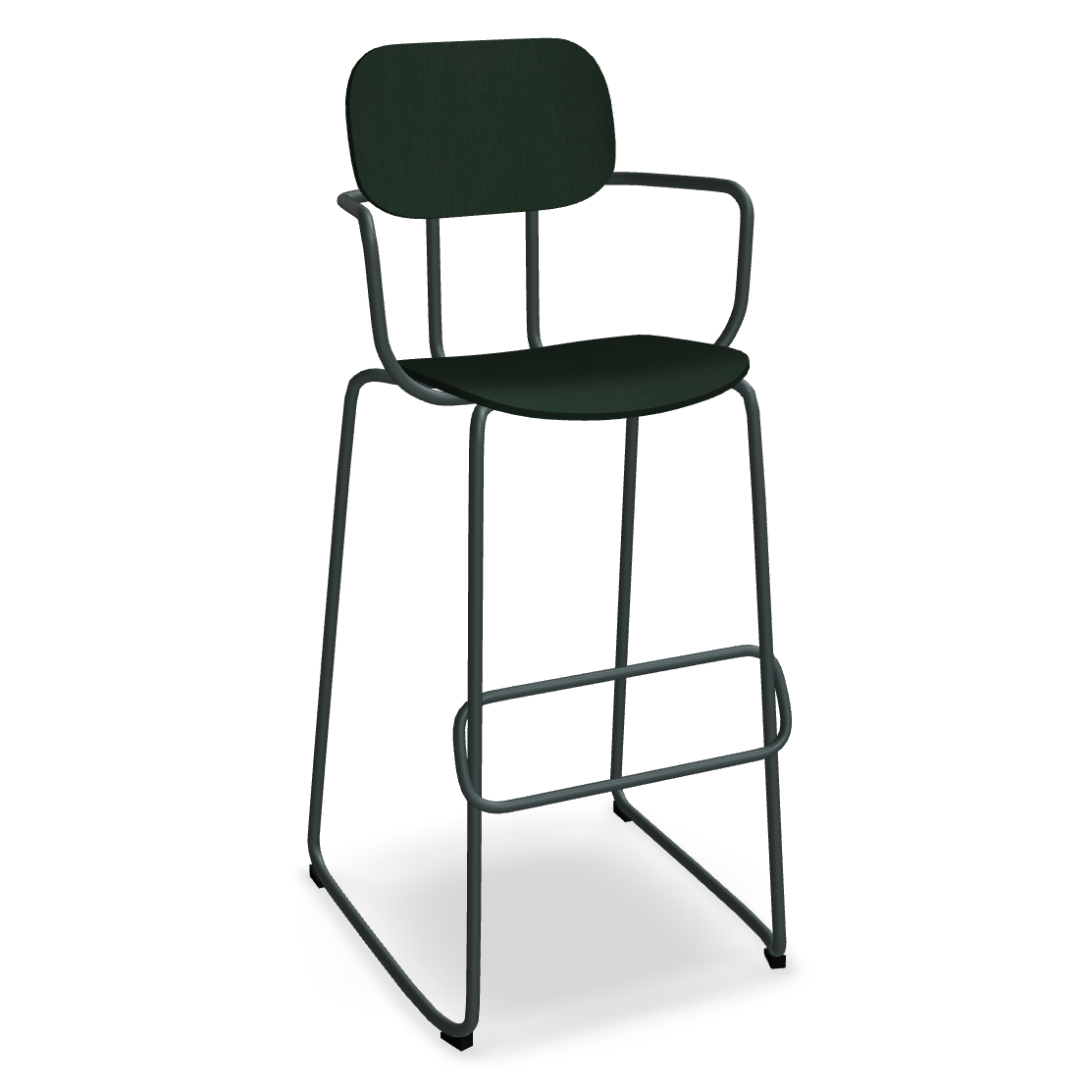 Hoker NEW SCHOOL ciemnozielona podstawa – .mdd