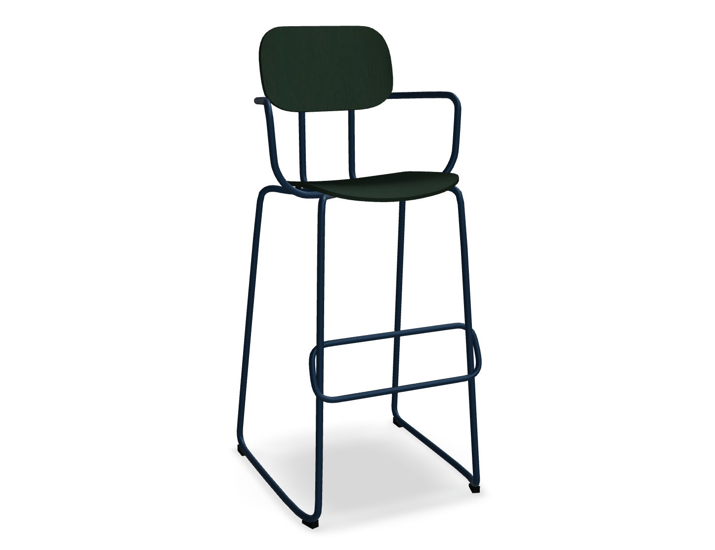 Hoker NEW SCHOOL niebieska podstawa do kuchni – styl nowoczesny