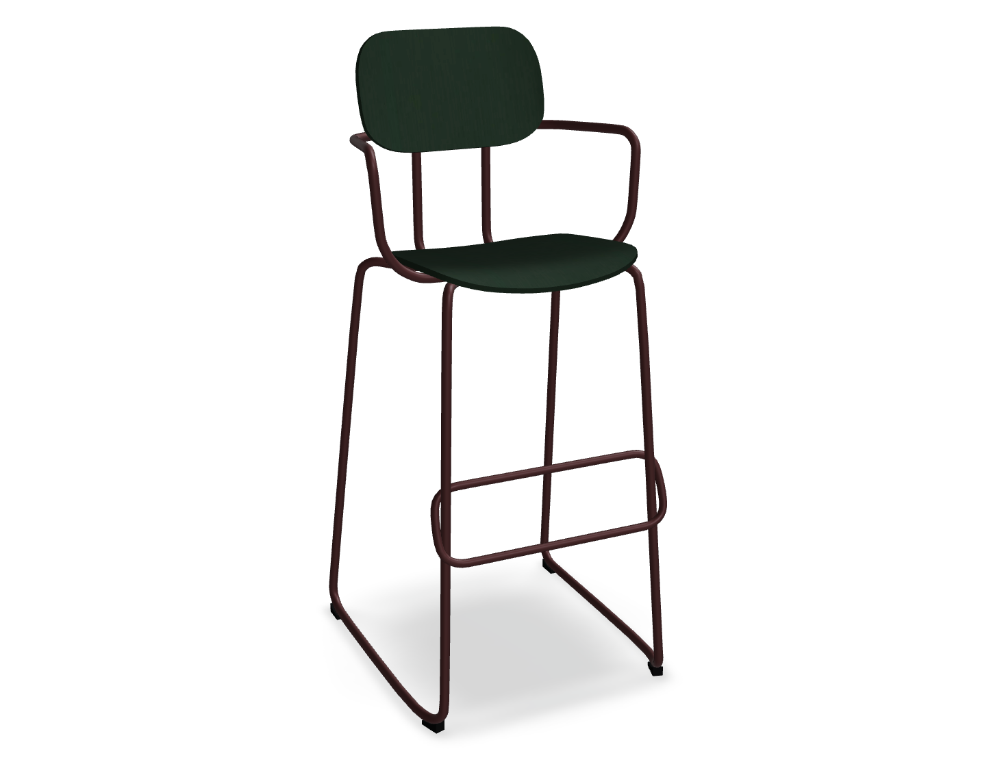 Hoker NEW SCHOOL bordowa podstawa – .mdd