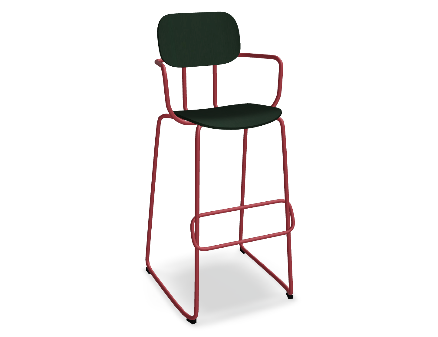 Hoker NEW SCHOOL czerwona podstawa – .mdd