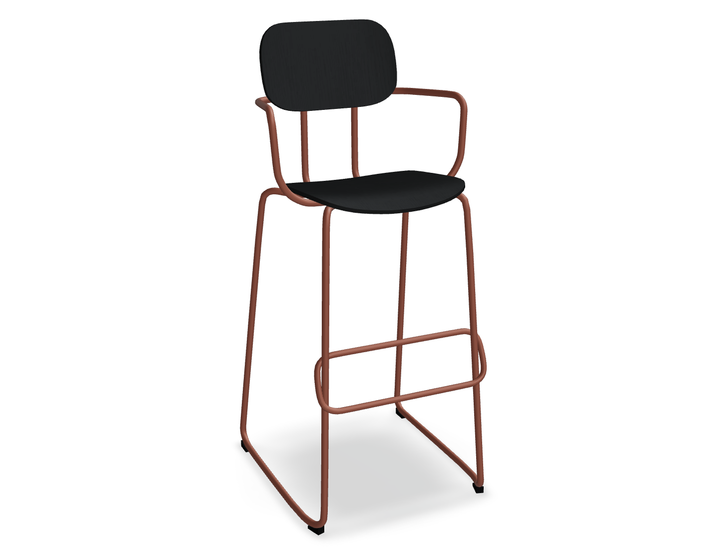 Hoker NEW SCHOOL ceglasta podstawa – metal, .mdd