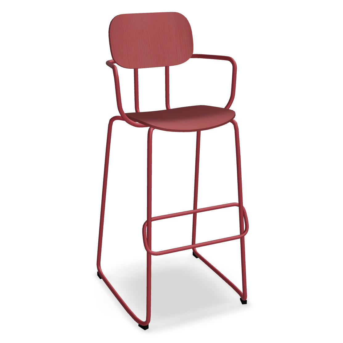 Hoker NEW SCHOOL czerwona podstawa – .mdd