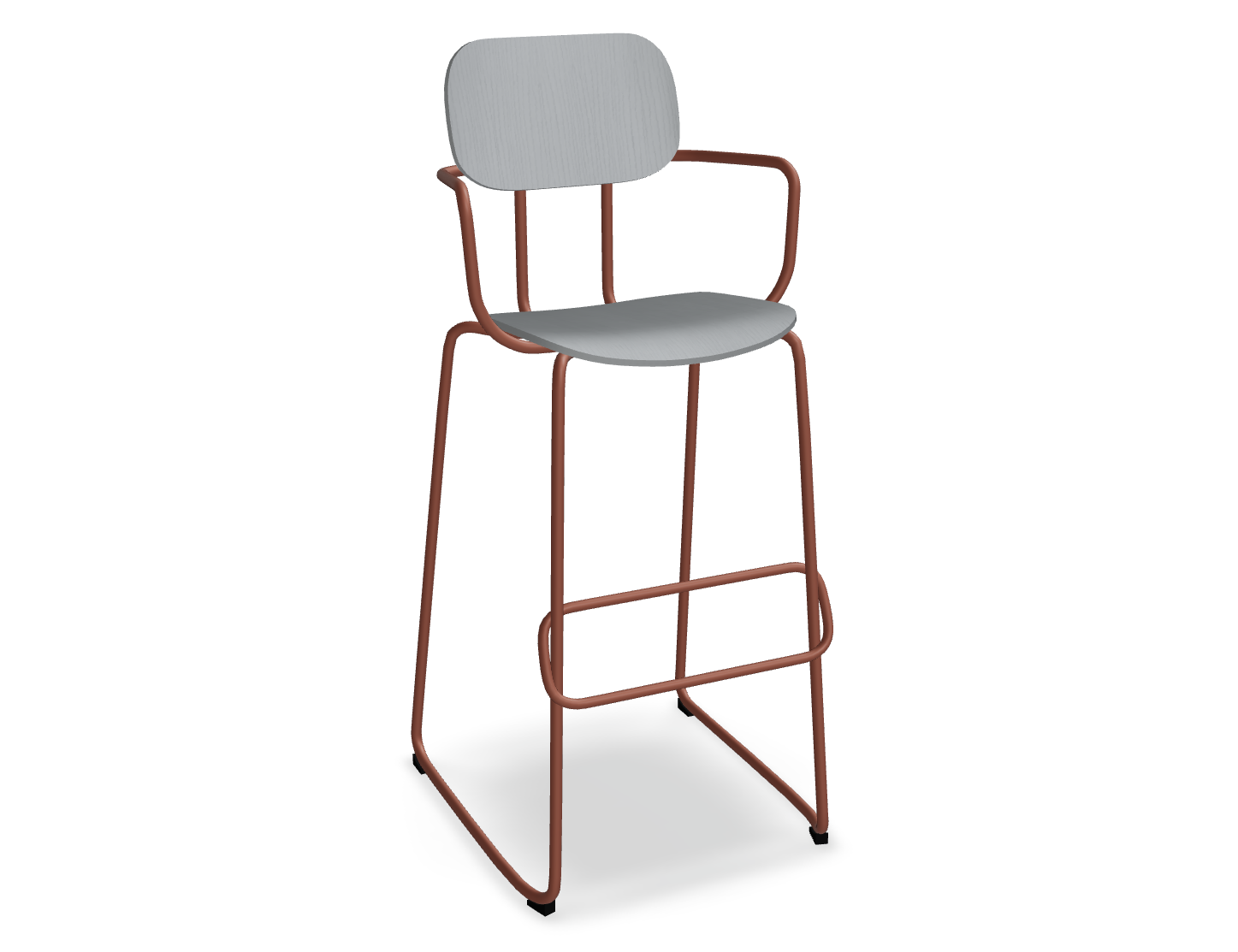 Hoker NEW SCHOOL ceglasta podstawa – styl nowoczesny