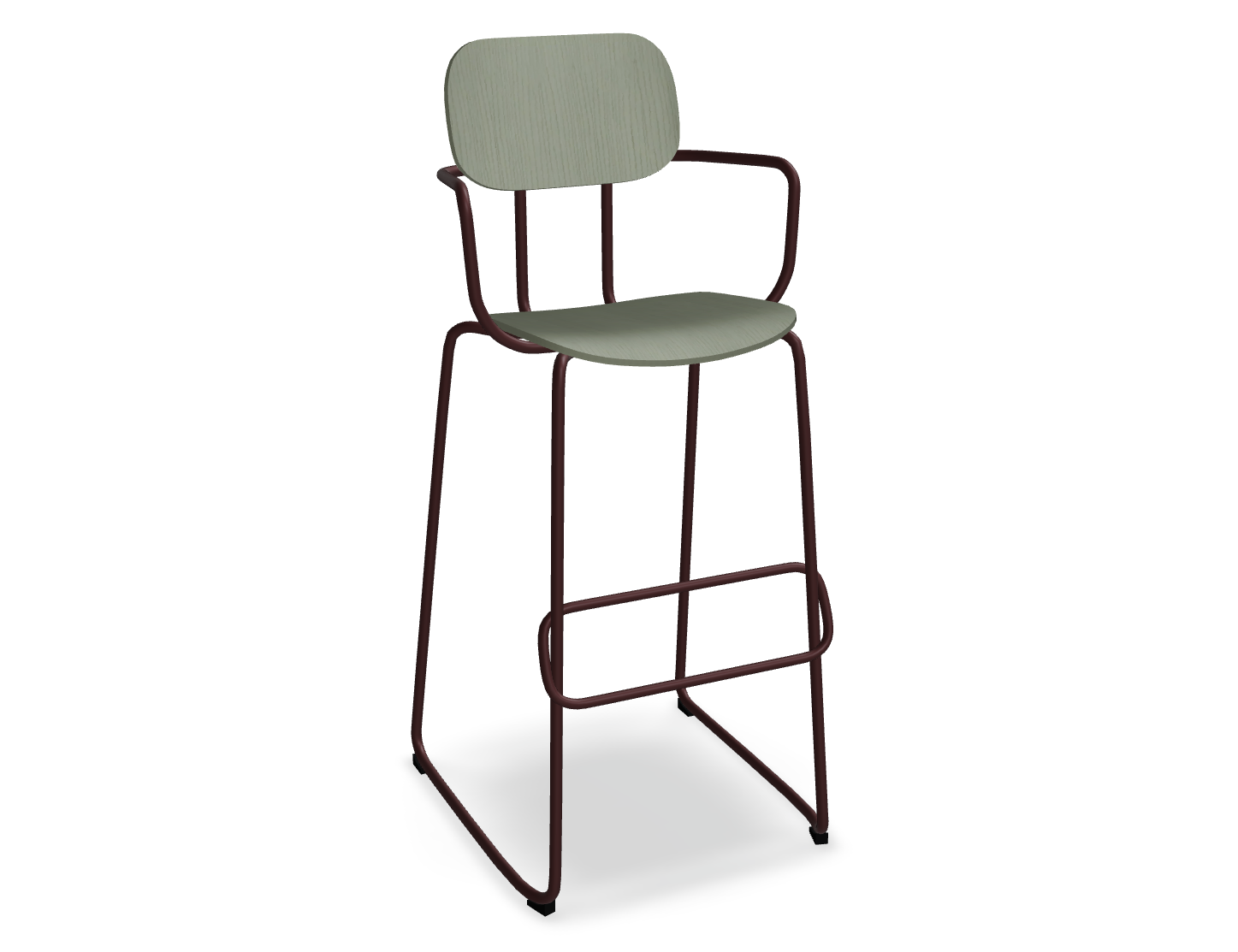Hoker NEW SCHOOL bordowa podstawa – .mdd
