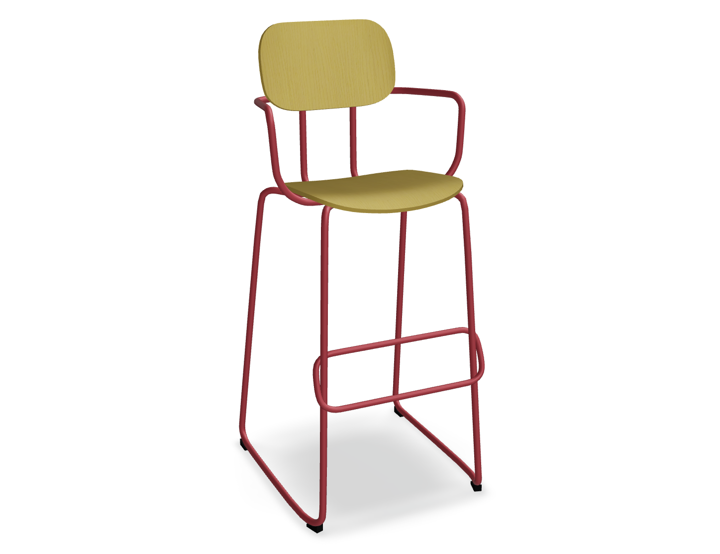 Hoker NEW SCHOOL czerwona podstawa – .mdd