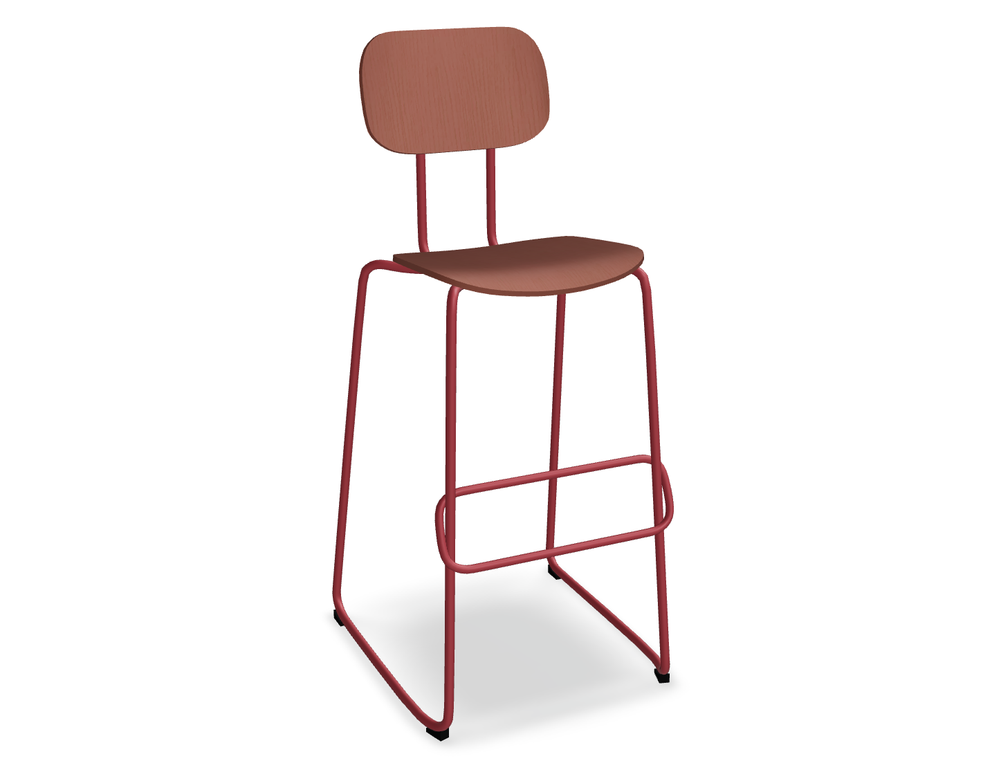 Hoker NEW SCHOOL czerwona podstawa – metal, .mdd