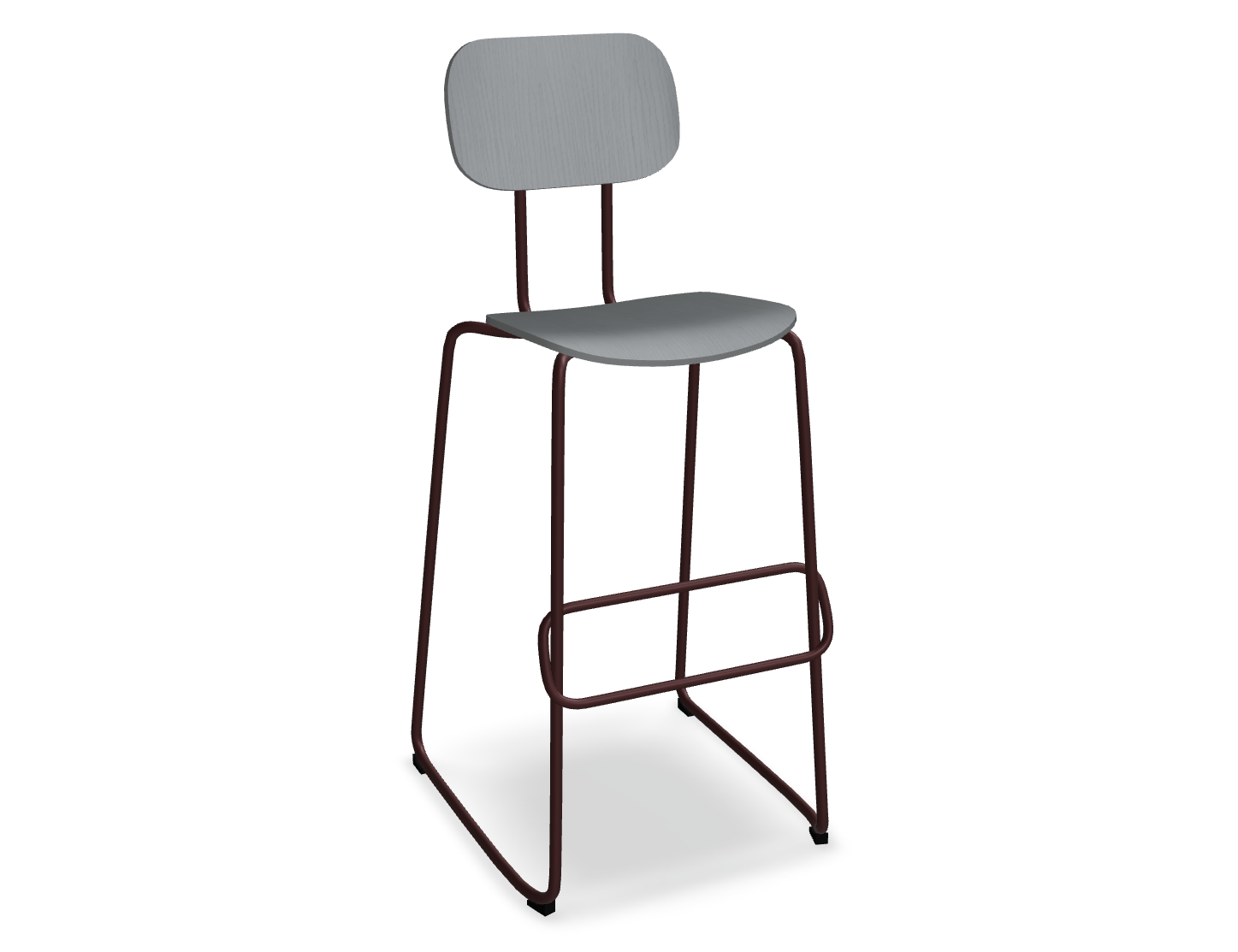 Hoker NEW SCHOOL bordowa podstawa – metal, .mdd