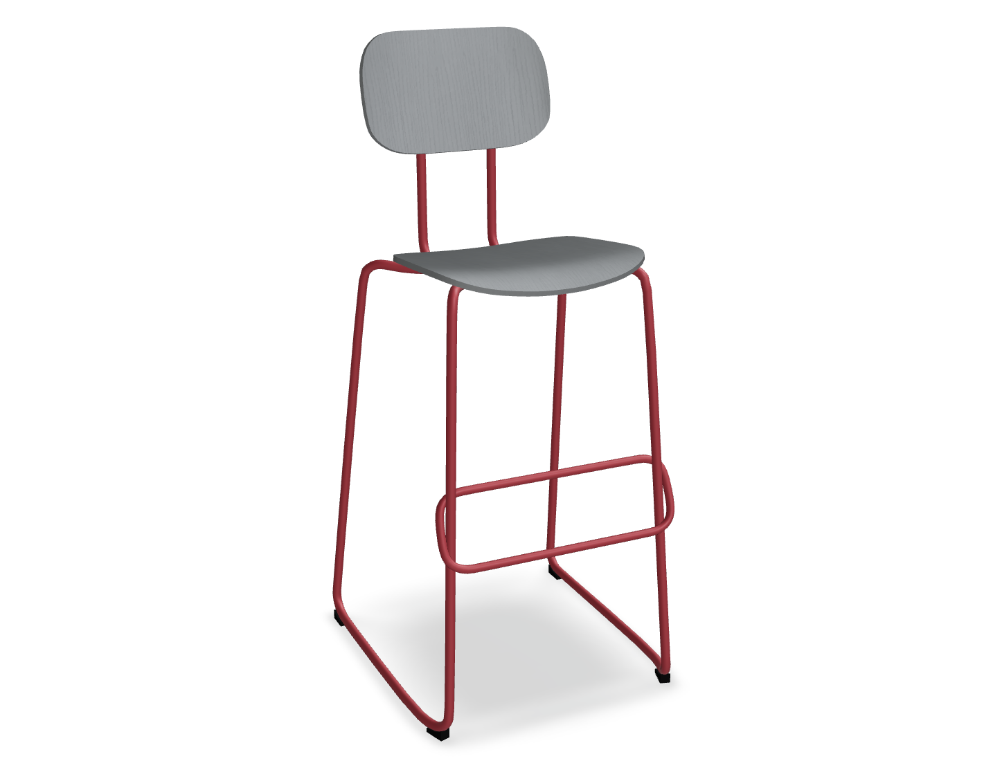 Hoker NEW SCHOOL czerwona podstawa – metal, .mdd