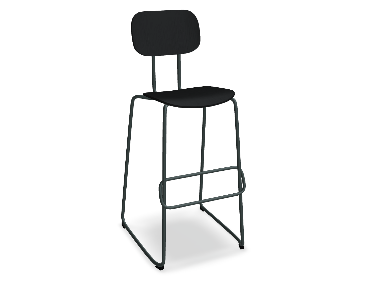 Hoker NEW SCHOOL ciemnozielona podstawa do kuchni – .mdd
