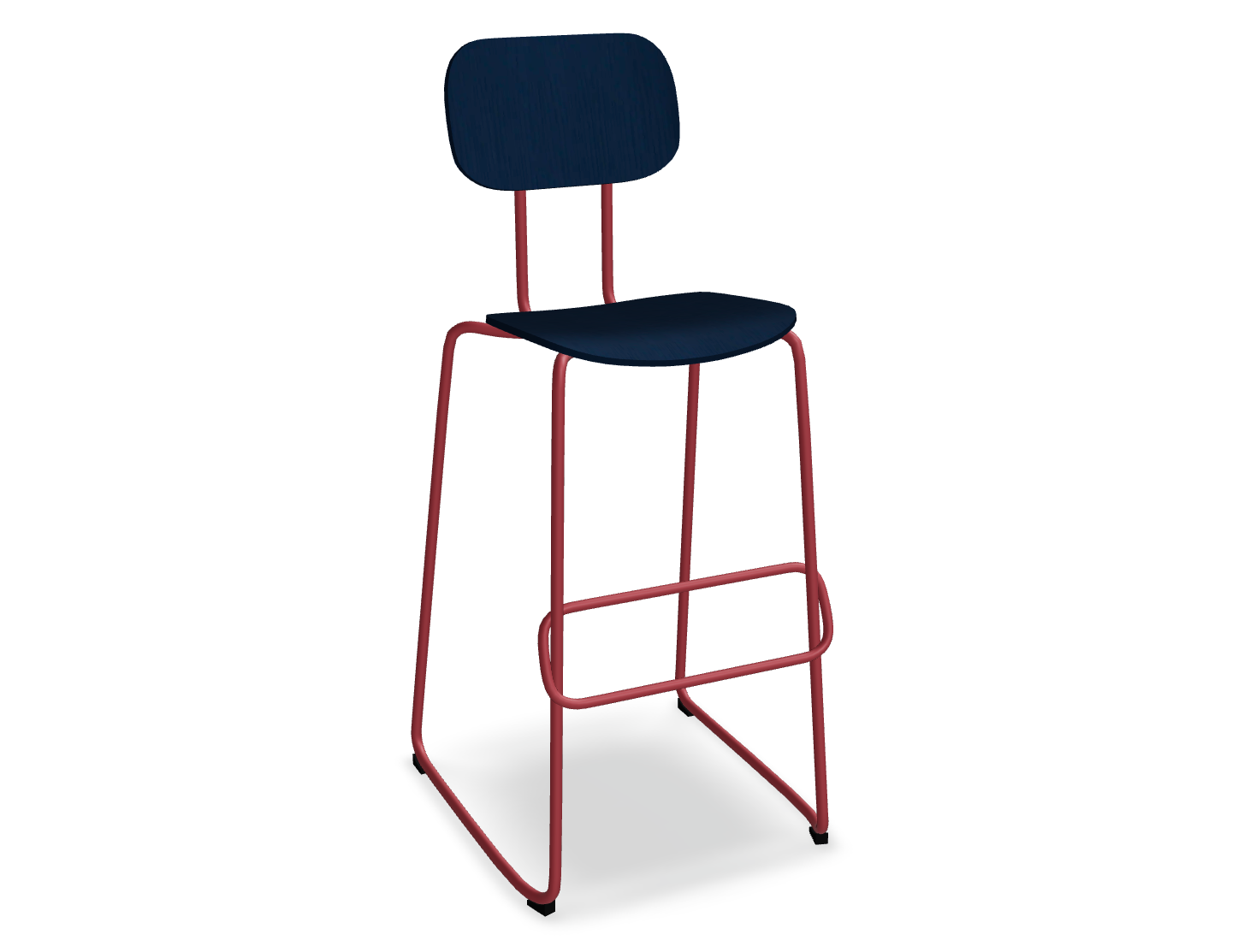 Hoker NEW SCHOOL czerwona podstawa – .mdd