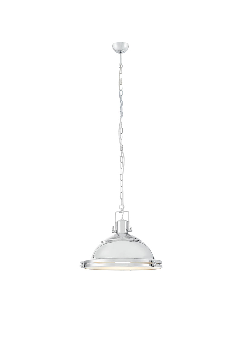 NAUTILIUS chrome pendant lamp