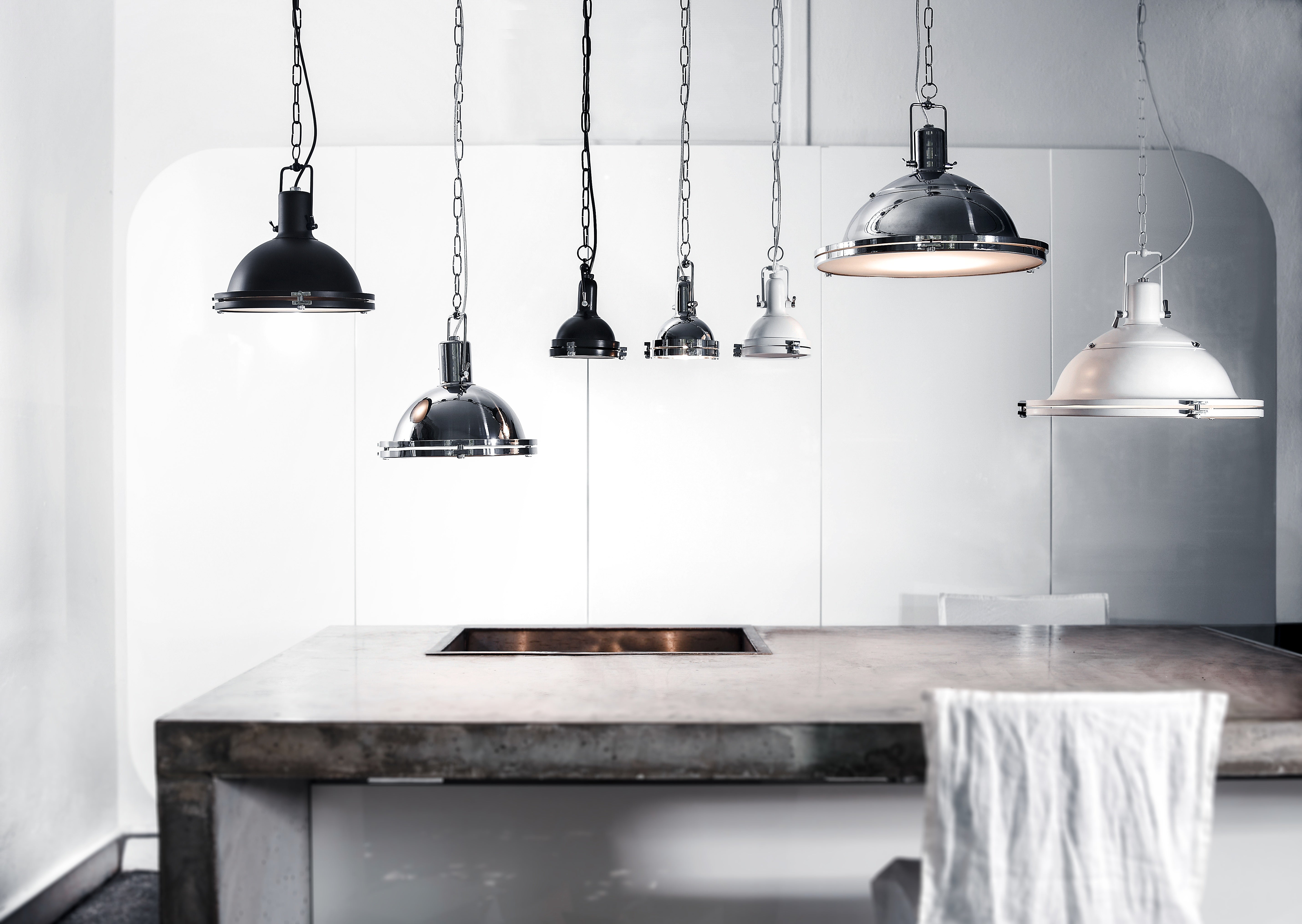NAUTILIUS white pendant lamp