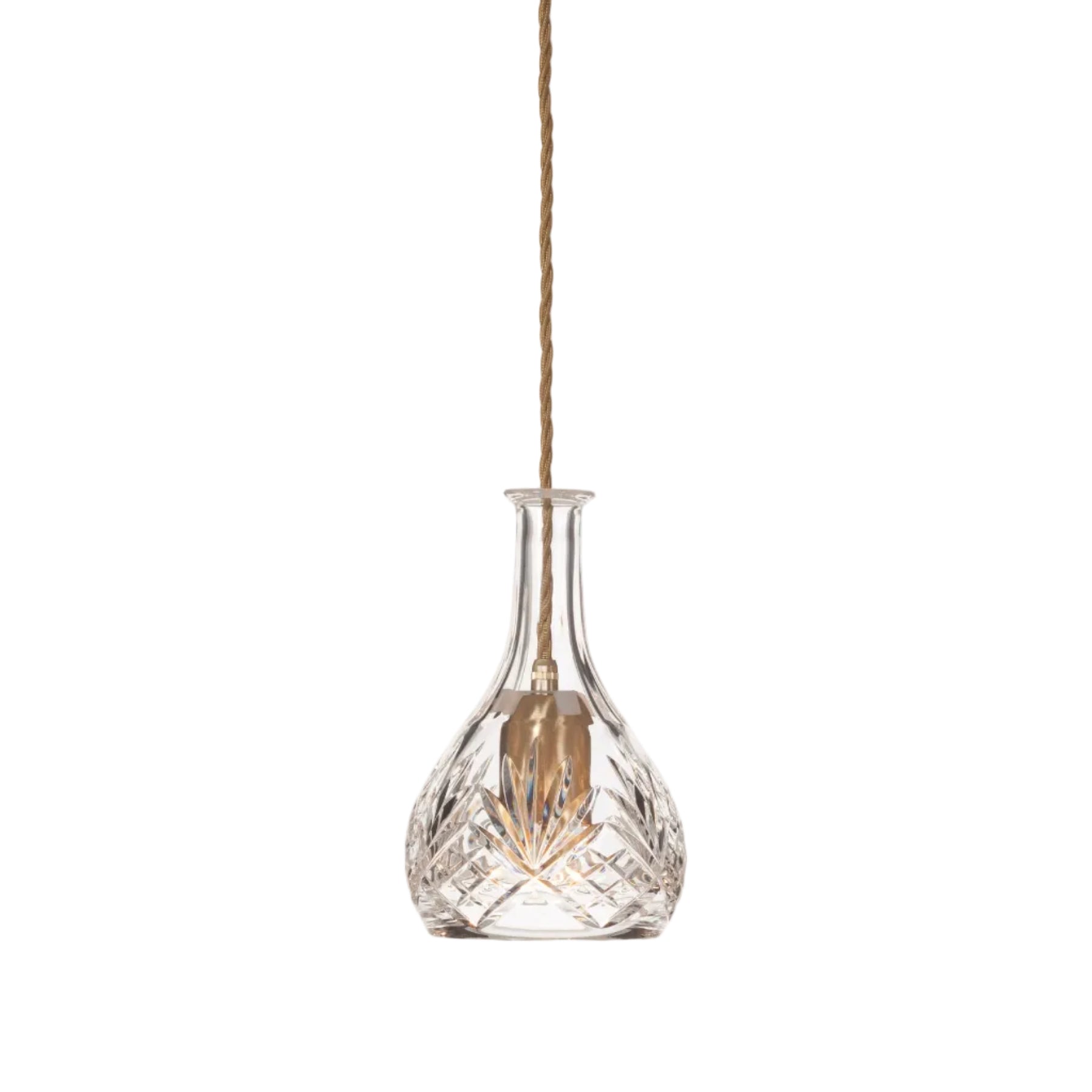 Lustrná lampa BELL DECANTERLIGHT z křišťálového skla