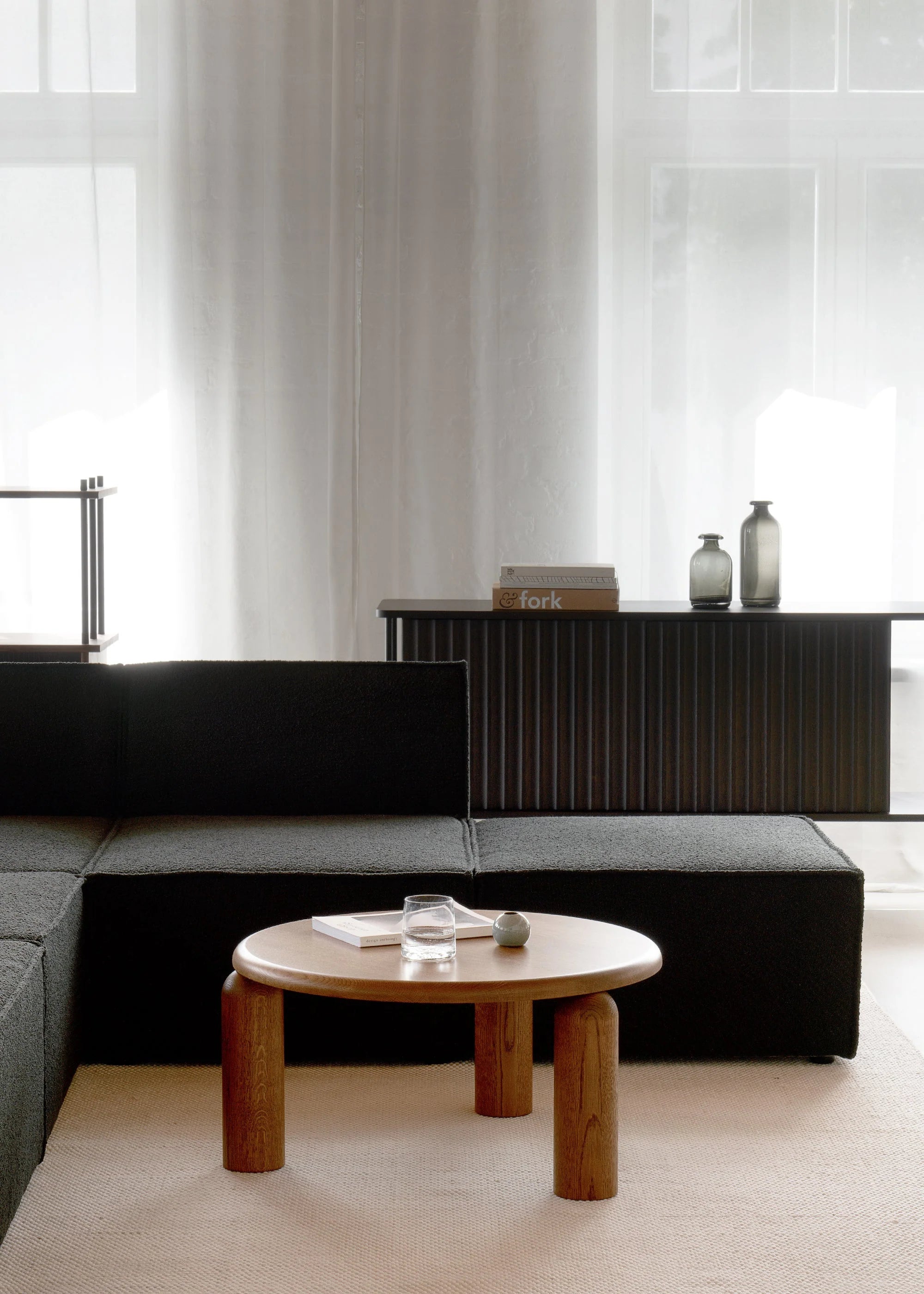 NEO Coffee Table in Cobalt Ash Wood