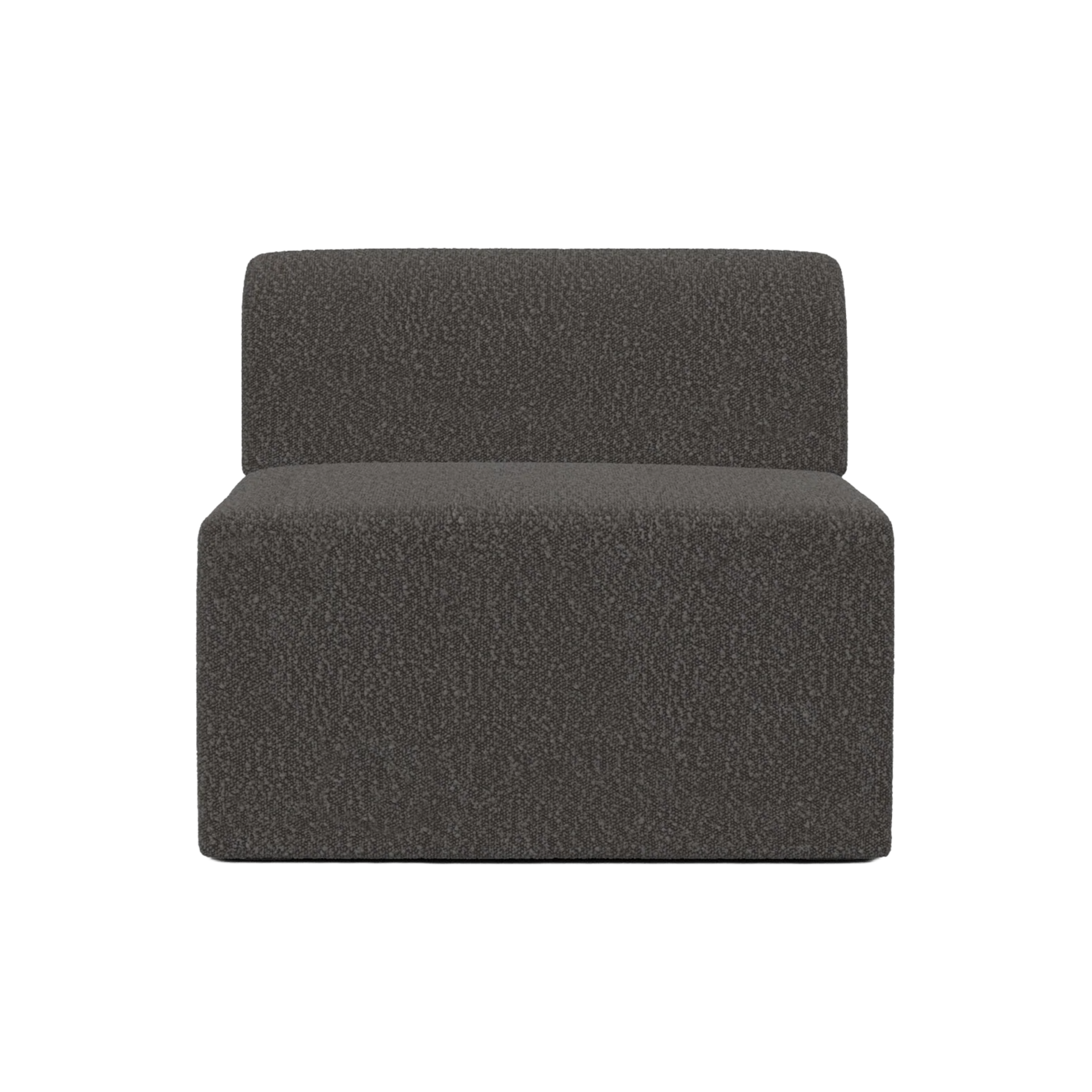 Modulární pohovka TORI - střední modul černý boucle