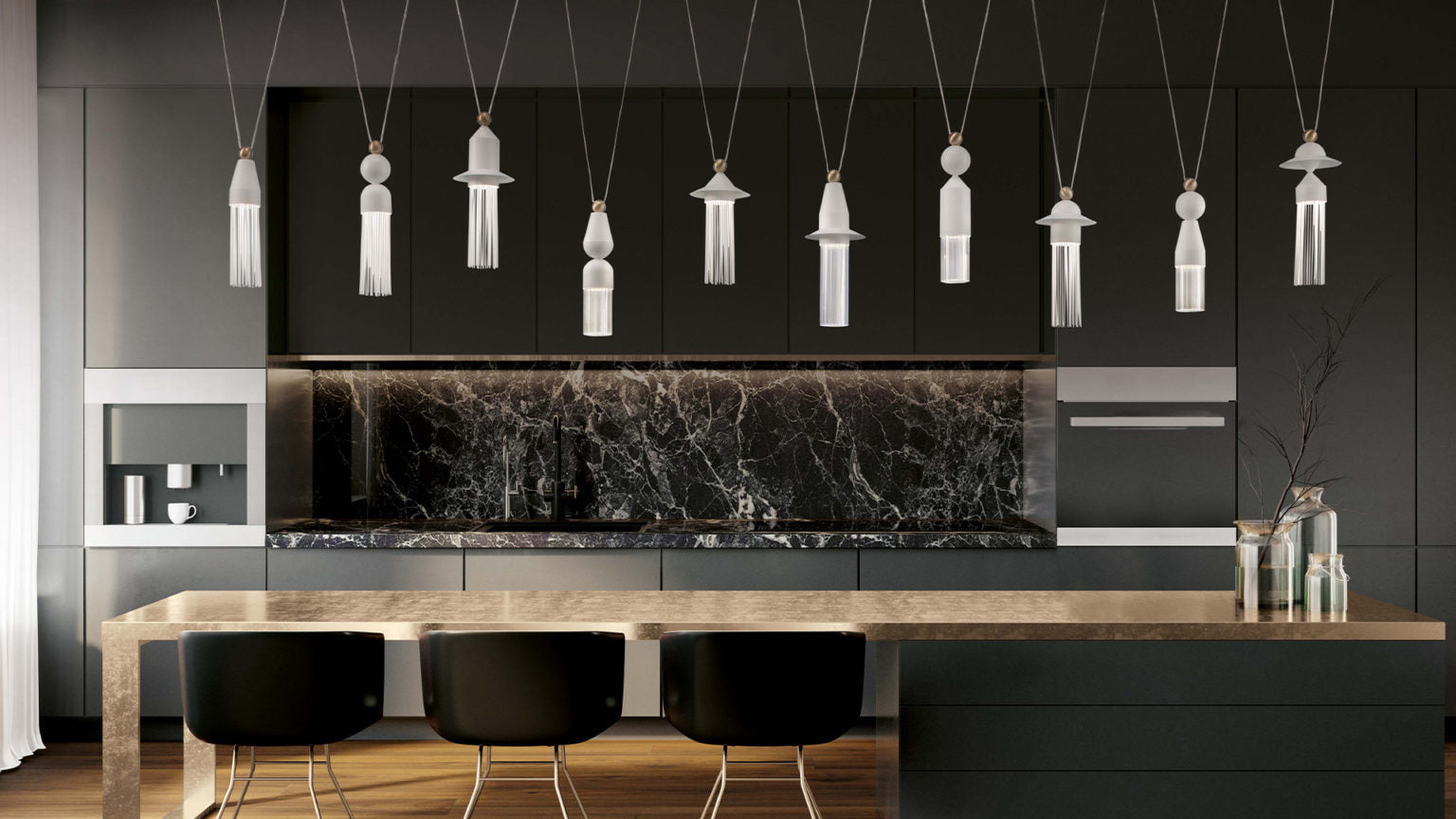 Pendant lamp NAPPE N8